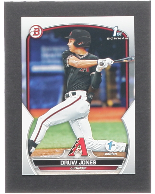 Druw Jones 2023 1st Bowman 1st Edition #BPPF25 RC at PristineAuction.com Druw Jones 2023 1st Bowman 1st Edition #BPPF25 RC at PristineAuction.com