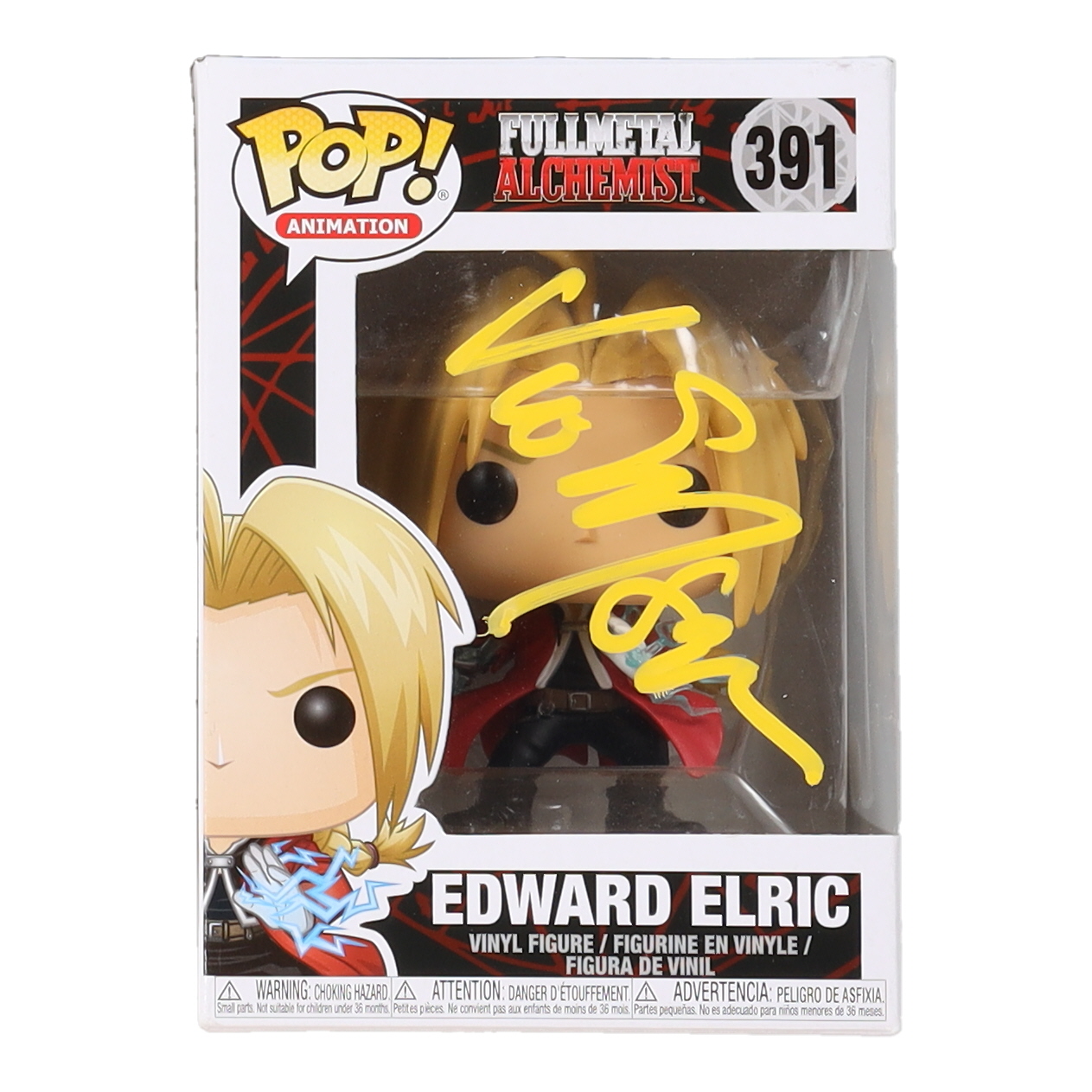 Vic Mignogna Signed "Full Metal Alchemist" #391 Edward Elric Funko Pop! Vinyl Figure (JSA) at PristineAuction.com Vic Mignogna Signed "Full Metal Alchemist" #391 Edward Elric Funko Pop! Vinyl Figure (JSA) at PristineAuction.com