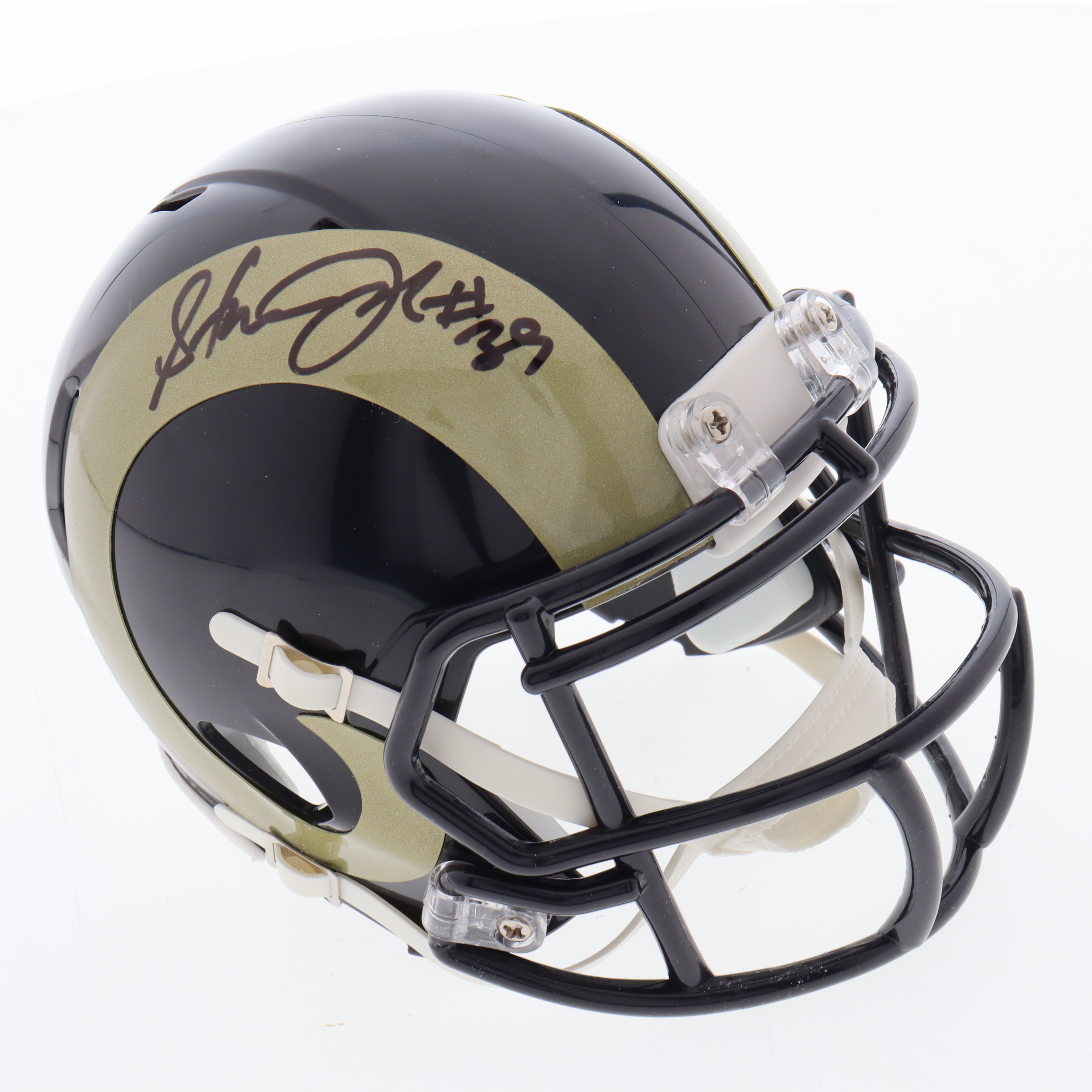 Steven Jackson Signed Rams Speed Mini Helmet (Beckett) at PristineAuction.com Steven Jackson Signed Rams Speed Mini Helmet (Beckett) at PristineAuction.com