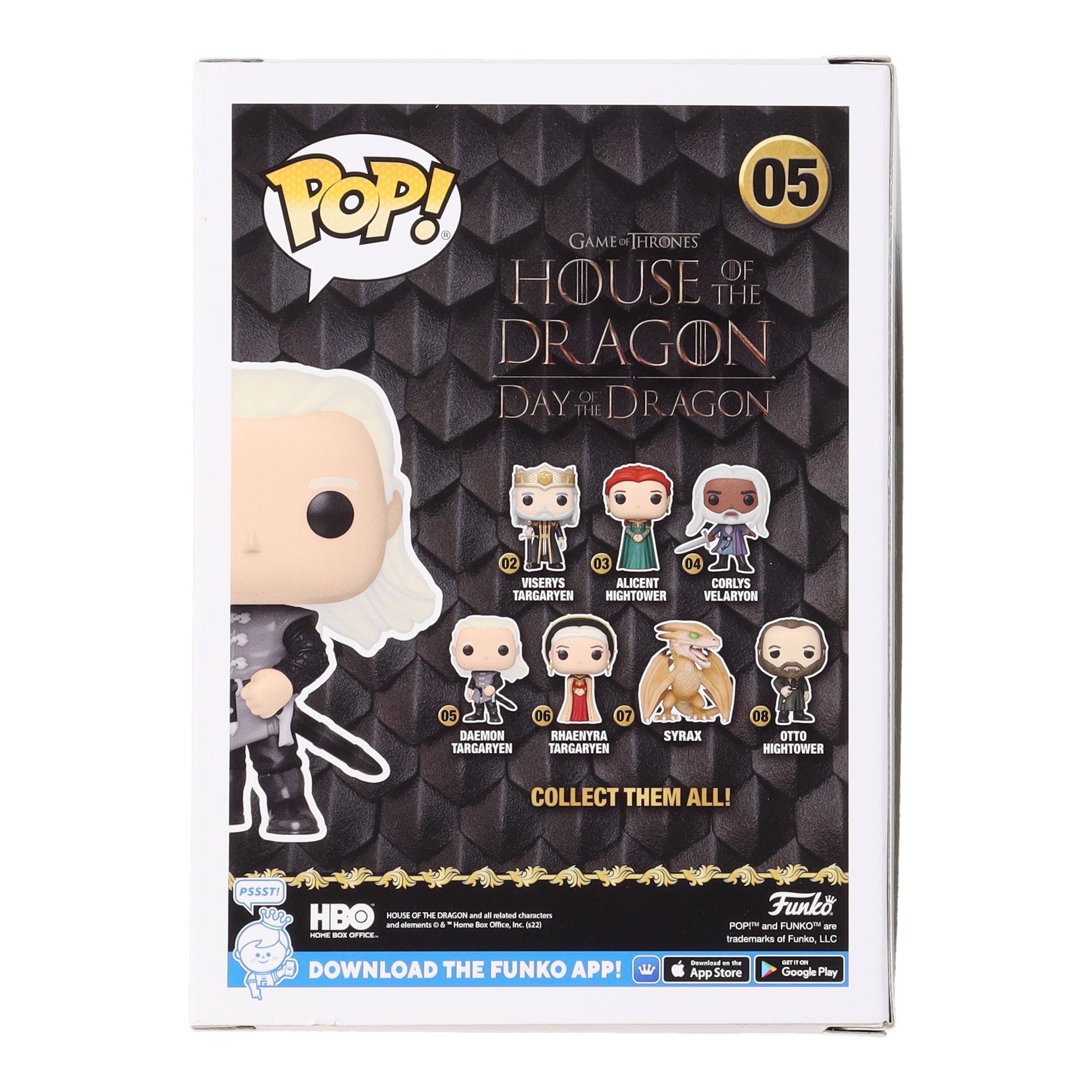 マット・スミス直筆サイン入りデーモン・ターガリエンのFunko Pop Matt Smith Signed