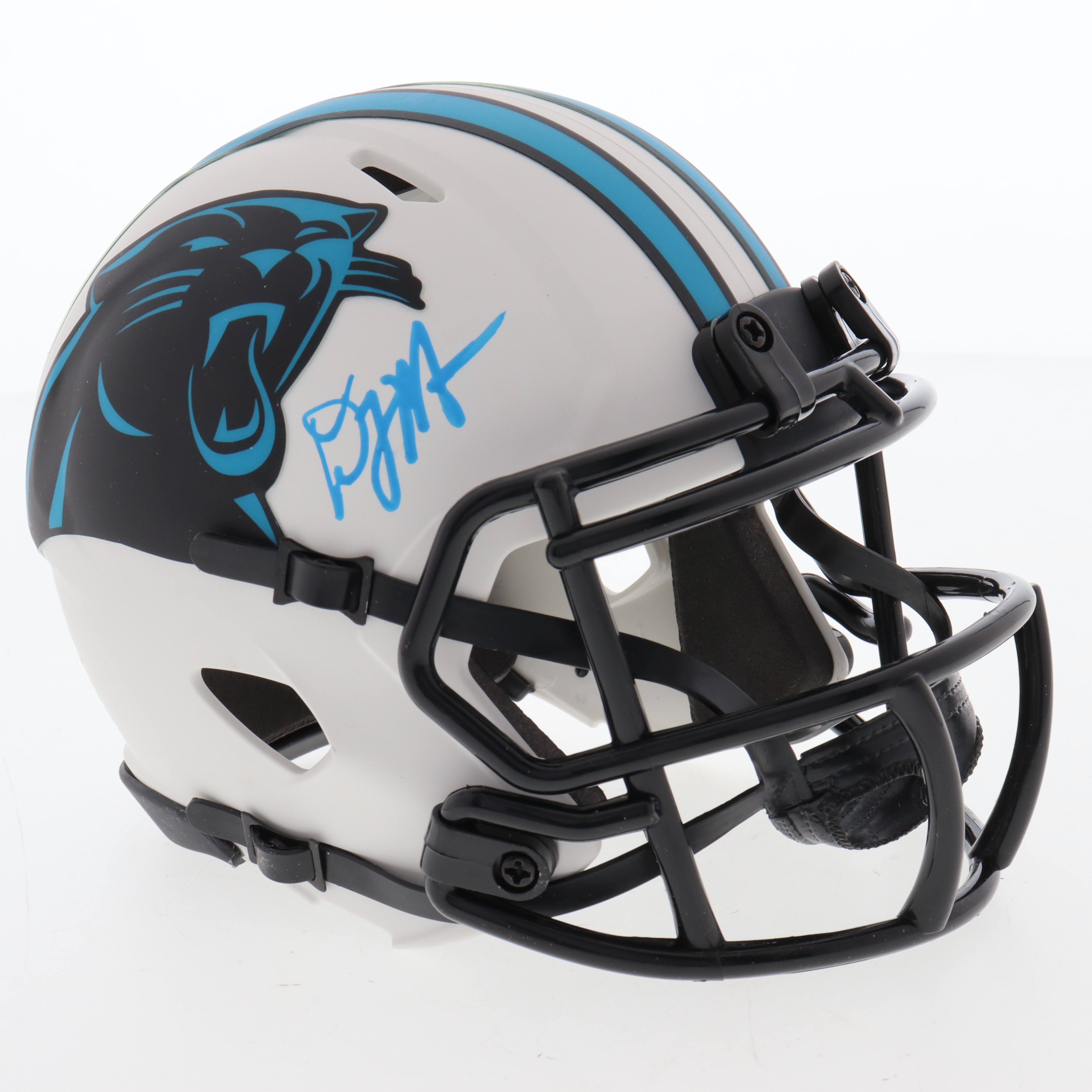 DJ Moore Signed Panthers Lunar Eclipse Alternate Speed Mini Helmet (Beckett) at PristineAuction.com DJ Moore Signed Panthers Lunar Eclipse Alternate Speed Mini Helmet (Beckett) at PristineAuction.com