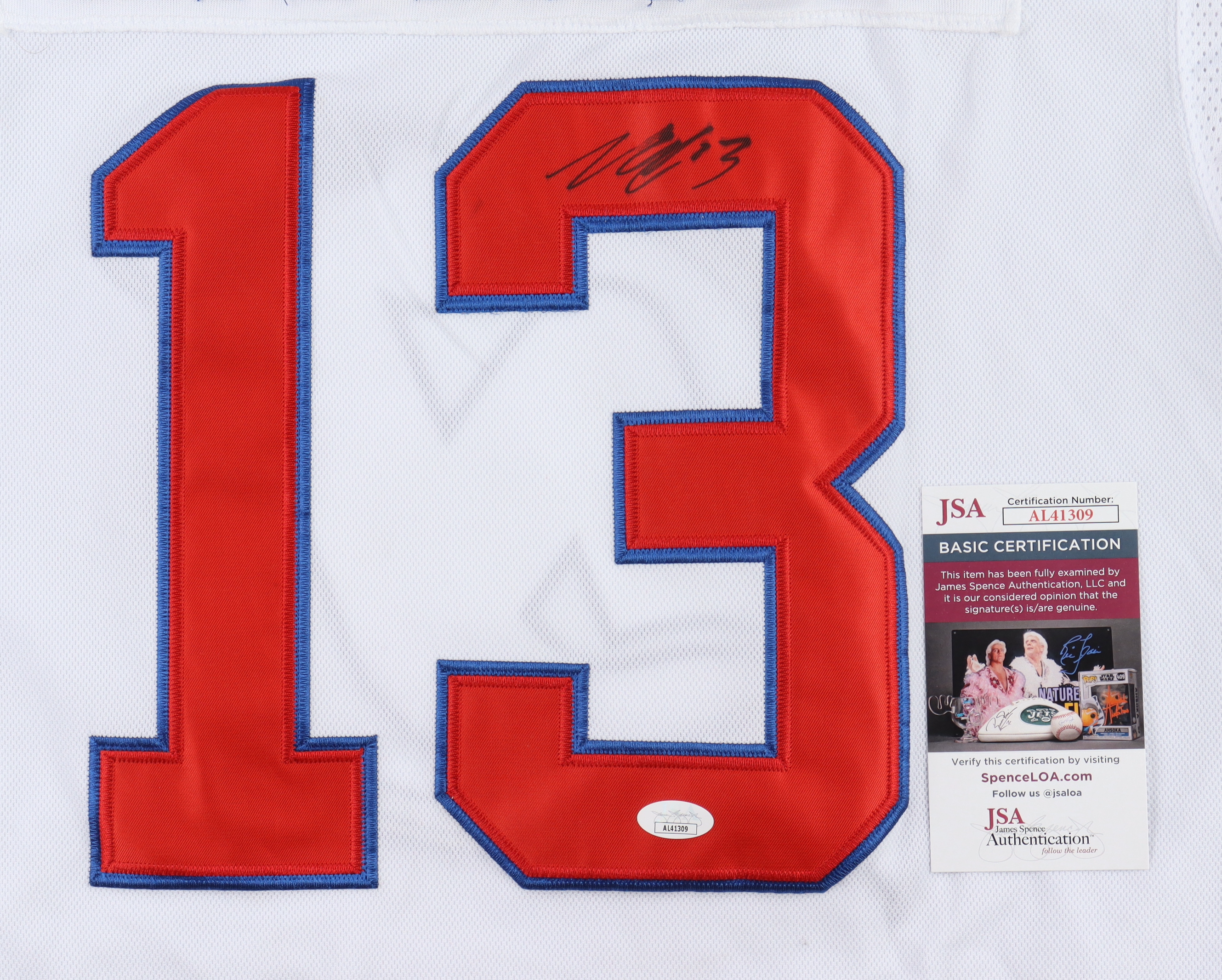 Nico Hischier Signed Devils Jersey (JSA) at PristineAuction.com Nico Hischier Signed Devils Jersey (JSA) at PristineAuction.com