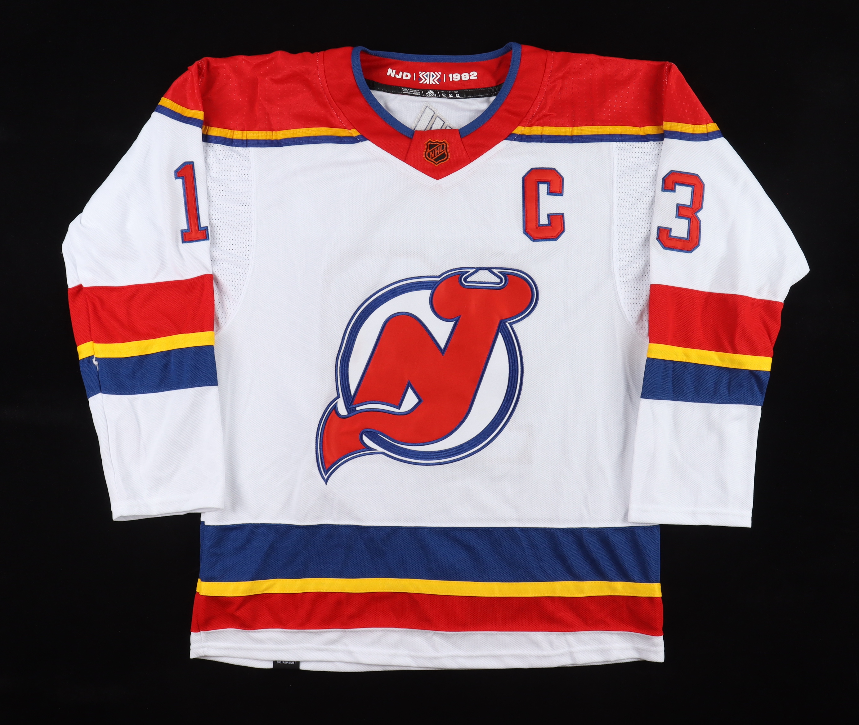 Nico Hischier Signed Devils Jersey (JSA) at PristineAuction.com Nico Hischier Signed Devils Jersey (JSA) at PristineAuction.com