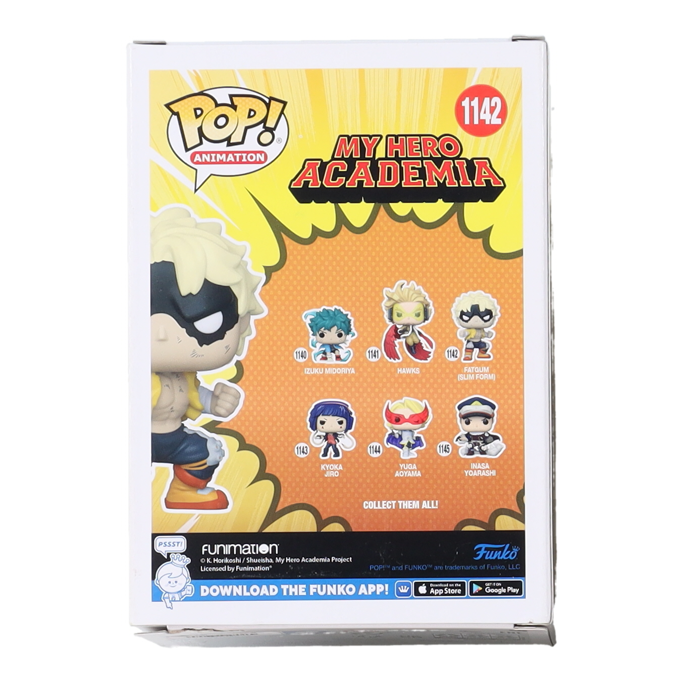 Kyle Hebert Signed "My Hero Academia" #1142 Fatgum (Slim Form) Funko Pop! Vinyl Figure Inscribed "Who Wants Candy?" (JSA) at PristineAuction.com Kyle Hebert Signed "My Hero Academia" #1142 Fatgum (Slim Form) Funko Pop! Vinyl Figure Inscribed "Who Wants Candy?" (JSA) at PristineAuction.com
