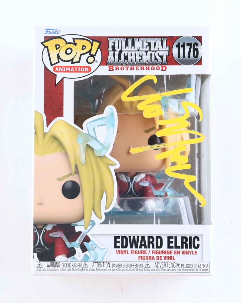 Vic Mignogna Signed "Full Metal Alchemist: Brotherhood" #1176 Edward Elric Funko Pop! Vinyl Figure (JSA) at PristineAuction.com Vic Mignogna Signed "Full Metal Alchemist: Brotherhood" #1176 Edward Elric Funko Pop! Vinyl Figure (JSA) at PristineAuction.com