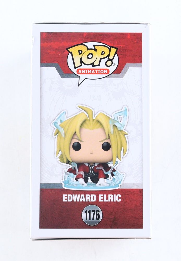 Vic Mignogna Signed "Full Metal Alchemist: Brotherhood" #1176 Edward Elric Funko Pop! Vinyl Figure (JSA) at PristineAuction.com Vic Mignogna Signed "Full Metal Alchemist: Brotherhood" #1176 Edward Elric Funko Pop! Vinyl Figure (JSA) at PristineAuction.com
