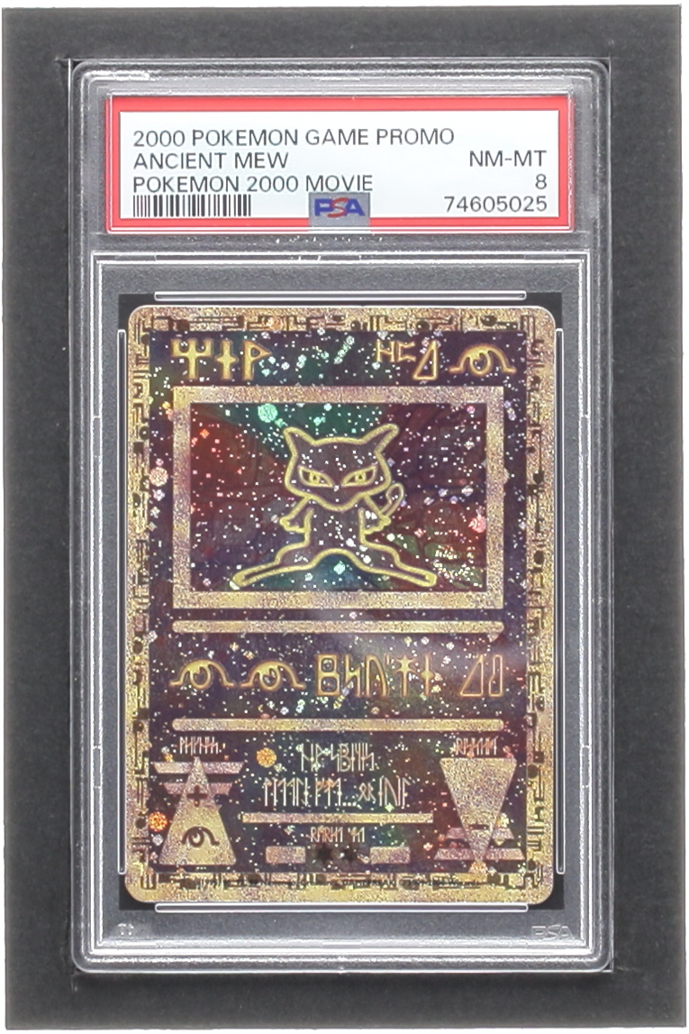 Ancient Mew 1999-02 Pokemon Wizards of the Coast American Promos #0 Holo Movie 2000 (PSA 8) at PristineAuction.com Ancient Mew 1999-02 Pokemon Wizards of the Coast American Promos #0 Holo Movie 2000 (PSA 8) at PristineAuction.com