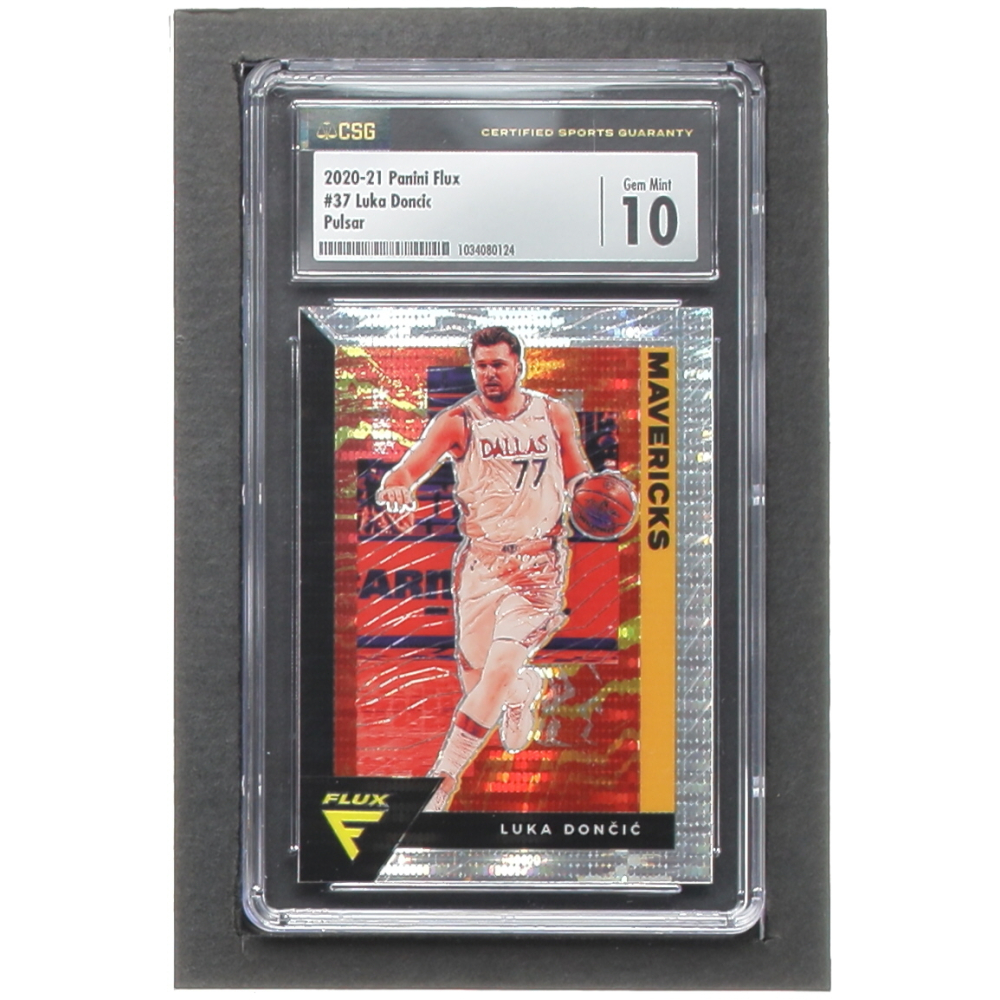 Luka Doncic 202021 Panini Flux Factory Pulsar 37 (CSG 10) Pristine
