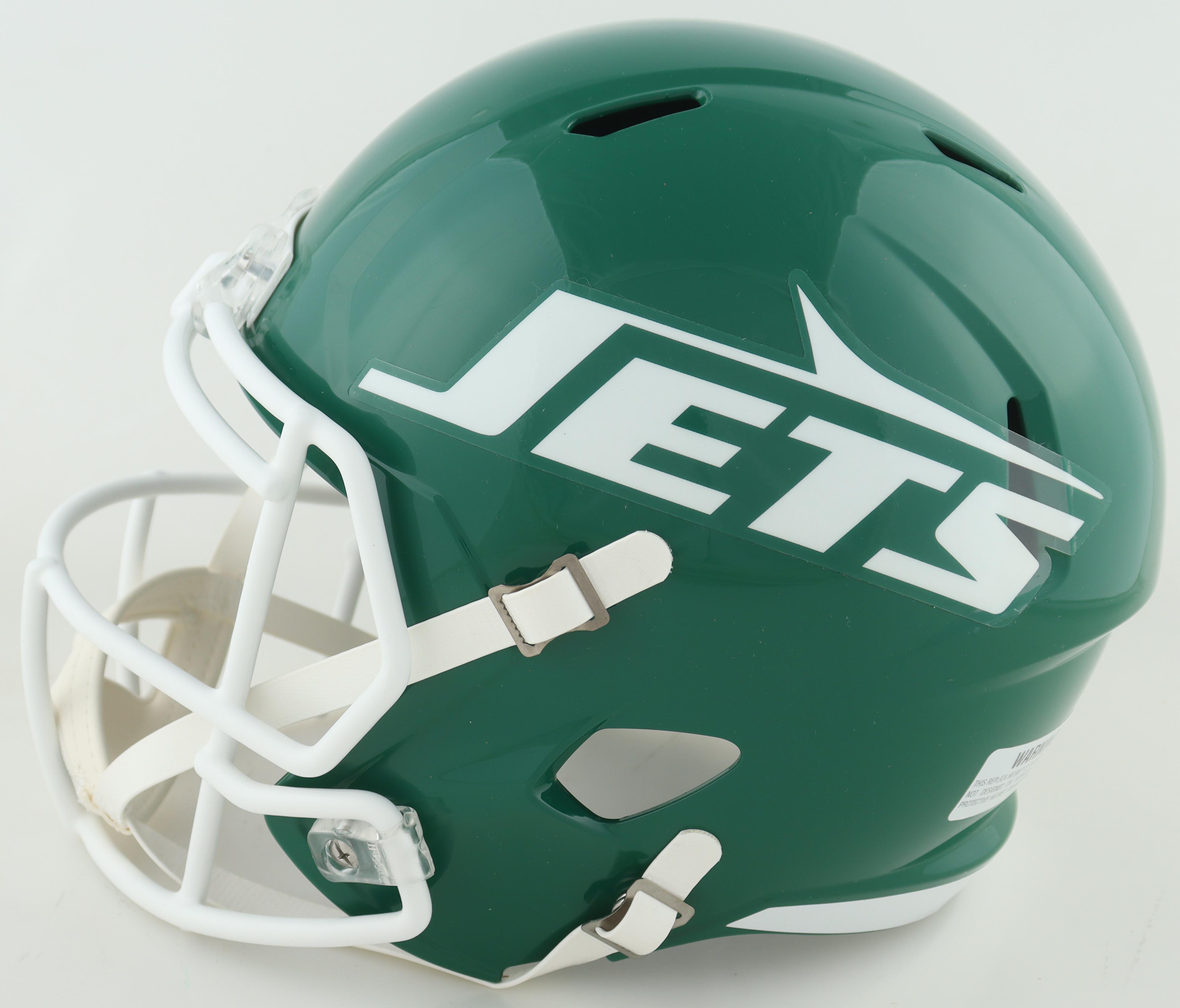 Jets Full Size Speed Helmet Hand signed by (4) With Mark Gastineau, Joe Klecko, Marty Lyons & Abdul Salaam Inscribed "New York Sack Exchange" (JSA) at PristineAuction.com Jets Full Size Speed Helmet Hand signed by (4) With Mark Gastineau, Joe Klecko, Marty Lyons & Abdul Salaam Inscribed "New York Sack Exchange" (JSA) at PristineAuction.com