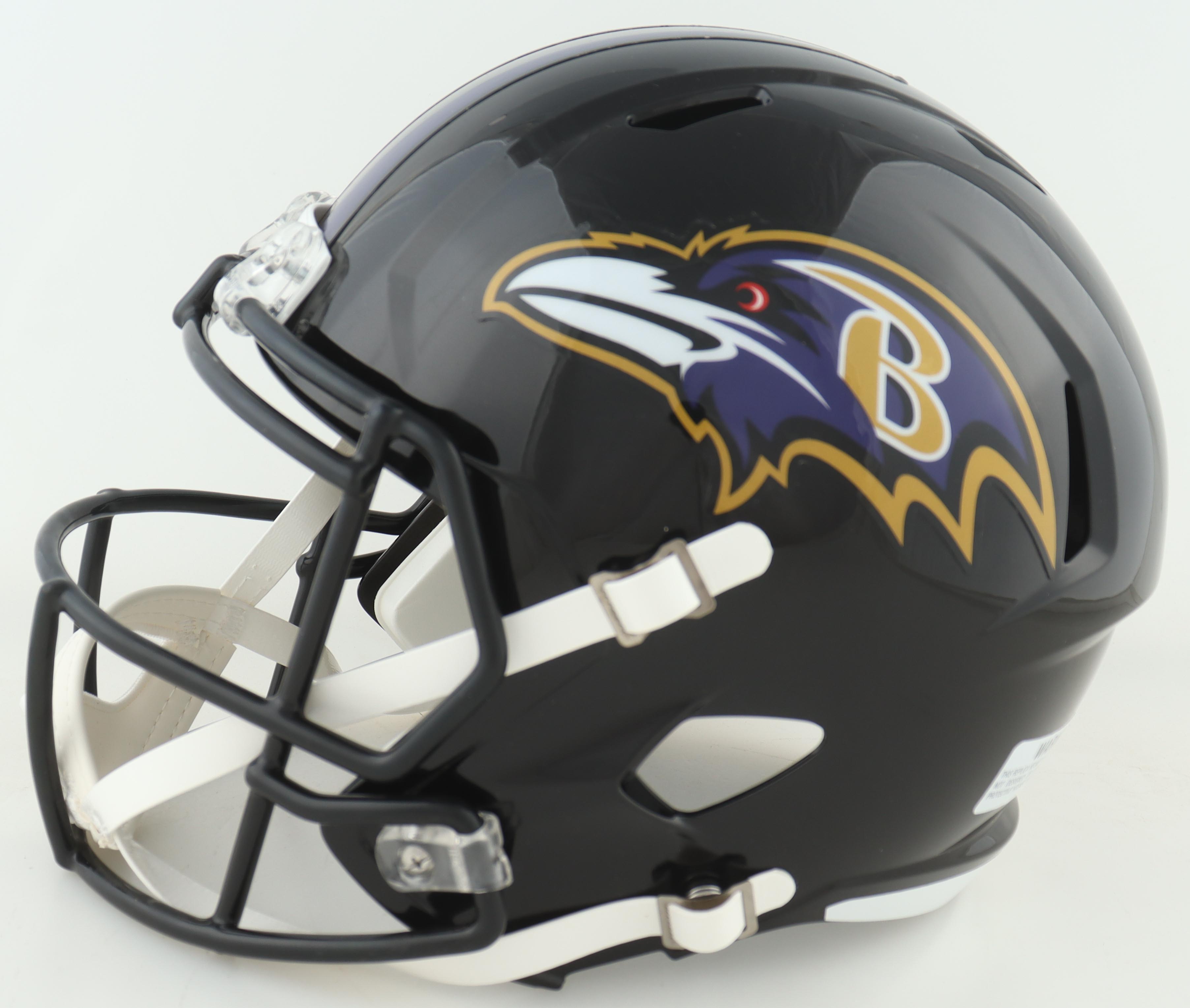 Ray Lewis & Ed Reed Signed Ravens Full-Size Speed Helmet (Beckett) at PristineAuction.com Ray Lewis & Ed Reed Signed Ravens Full-Size Speed Helmet (Beckett) at PristineAuction.com