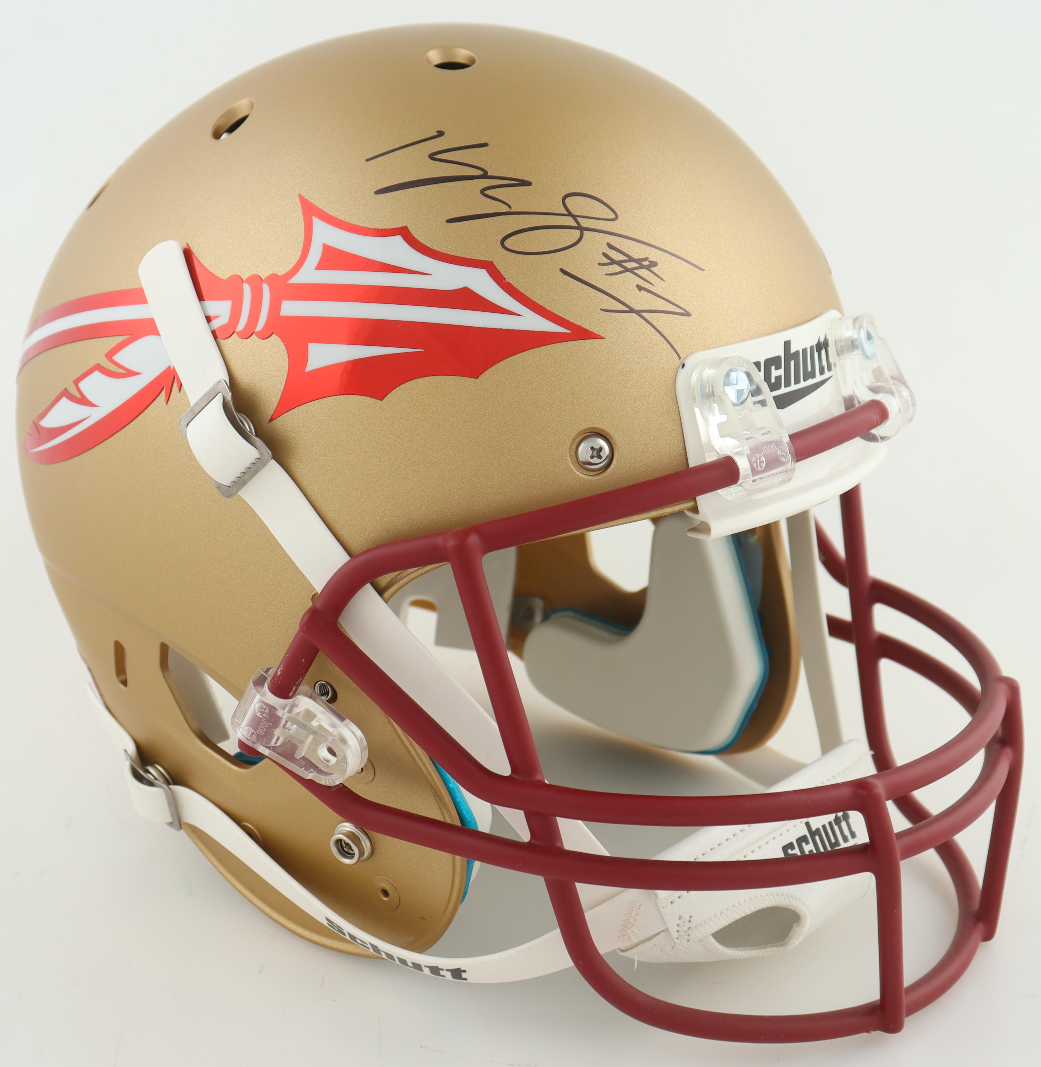 Kelvin Benjamin Signed Florida State Seminoles Full-Size Helmet (Beckett) at PristineAuction.com Kelvin Benjamin Signed Florida State Seminoles Full-Size Helmet (Beckett) at PristineAuction.com