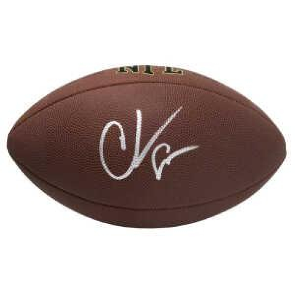 Chad Johnson Signed NFL Football (Schwartz Sports) Pristine Auction