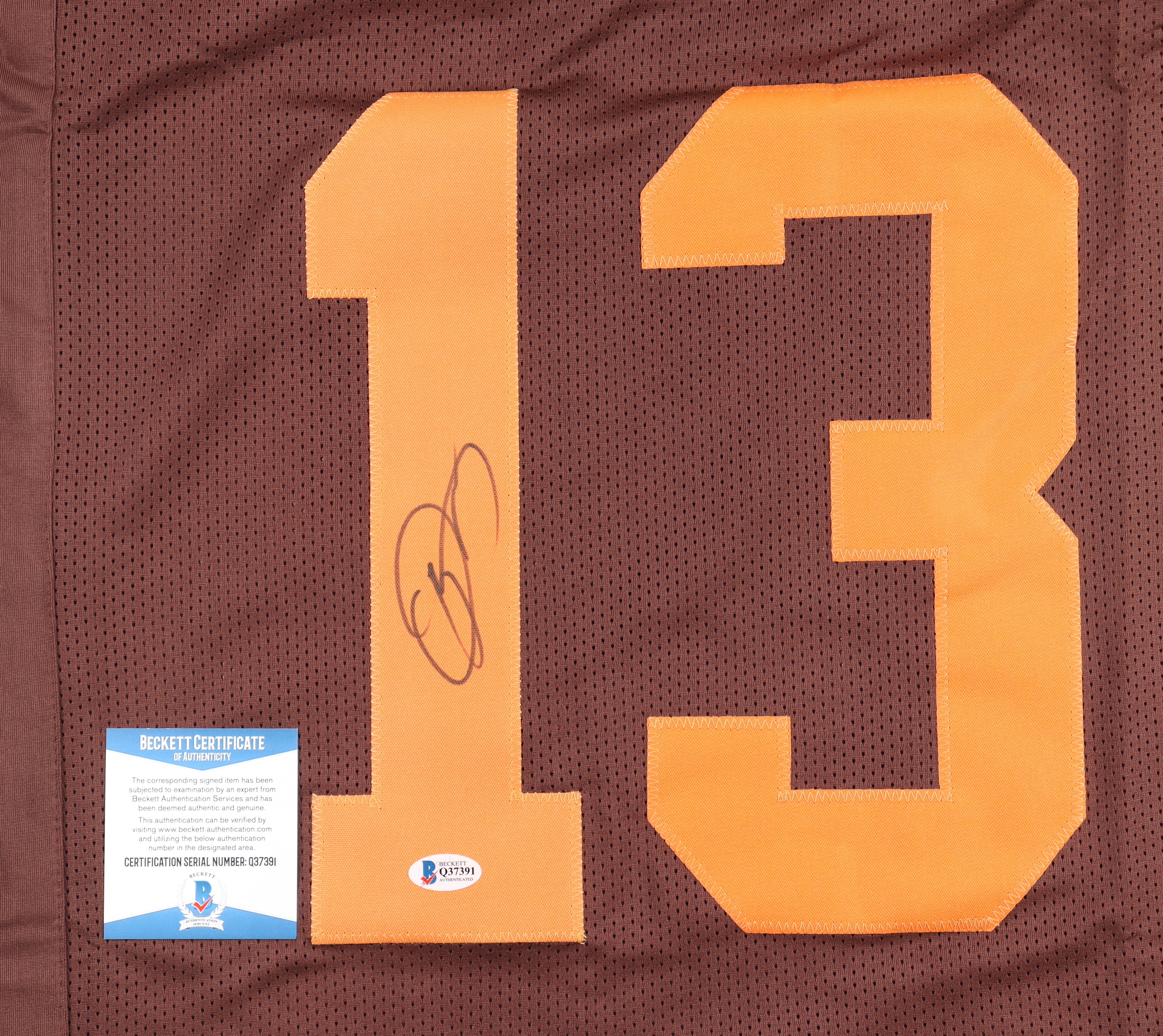 Odell Beckham Jr. Signed Jersey (Beckett) at PristineAuction.com Odell Beckham Jr. Signed Jersey (Beckett) at PristineAuction.com