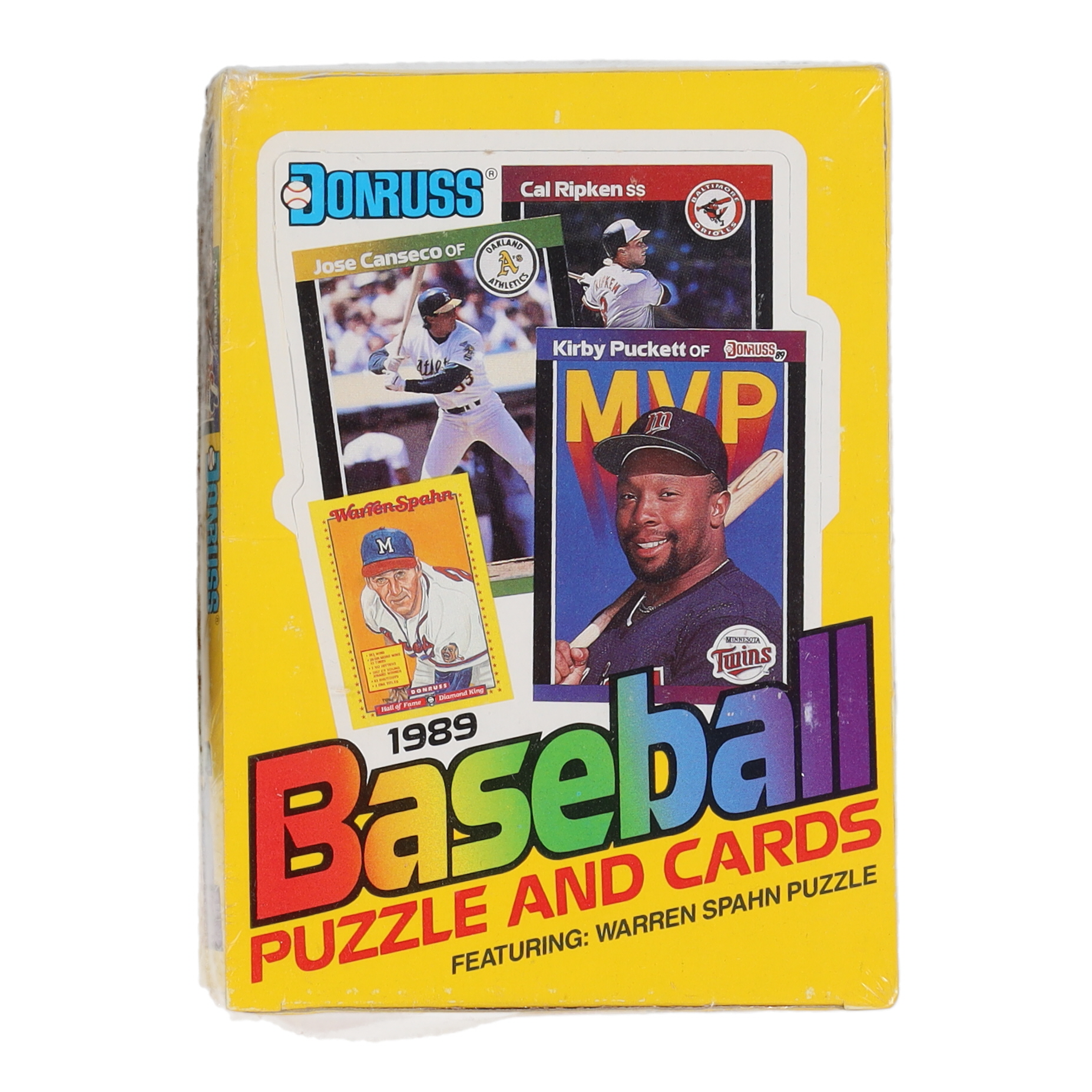 1989 Donruss Baseball Wax Box with (36) Packs at PristineAuction.com 1989 Donruss Baseball Wax Box with (36) Packs at PristineAuction.com