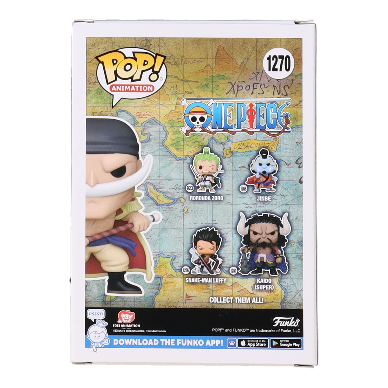 R. Bruce Elliott Signed "One Piece" #1270 Whitebeard Funko Pop! Vinyl Figure Inscribed "The One Piece is Real!" (JSA) at PristineAuction.com R. Bruce Elliott Signed "One Piece" #1270 Whitebeard Funko Pop! Vinyl Figure Inscribed "The One Piece is Real!" (JSA) at PristineAuction.com