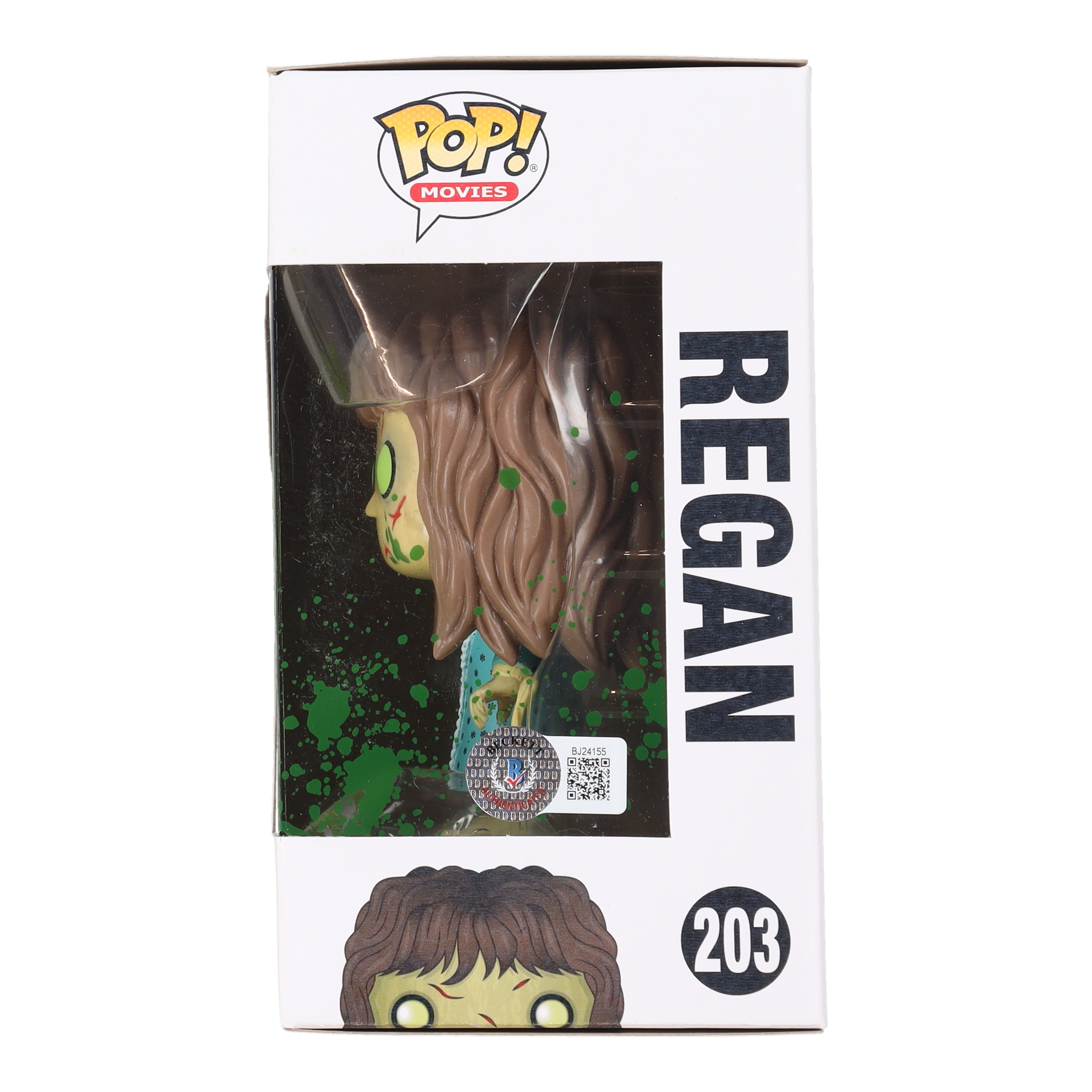 Linda Blair Signed "The Exorcist" #203 Regan Funko Pop! Vinyl Figure Inscribed "Regan" (Beckett) at PristineAuction.com Linda Blair Signed "The Exorcist" #203 Regan Funko Pop! Vinyl Figure Inscribed "Regan" (Beckett) at PristineAuction.com