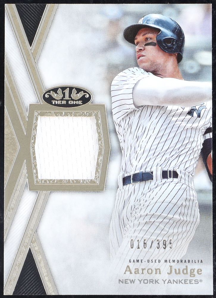 Aaron Judge 2020 Topps Tier One Relics #T1RAJ #016/395