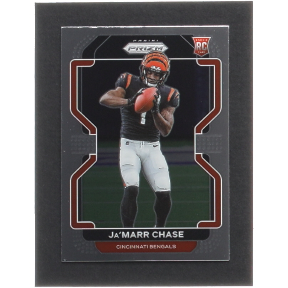 Joe Burrow-Ja' Marr Chase 2020-21 Foglia Graduate Gem-Mt - Foto 3