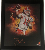 Trevor Lawrence Signed Clemson Tigers Custom Framed Photo Display (Fanatics) at PristineAuction.com
