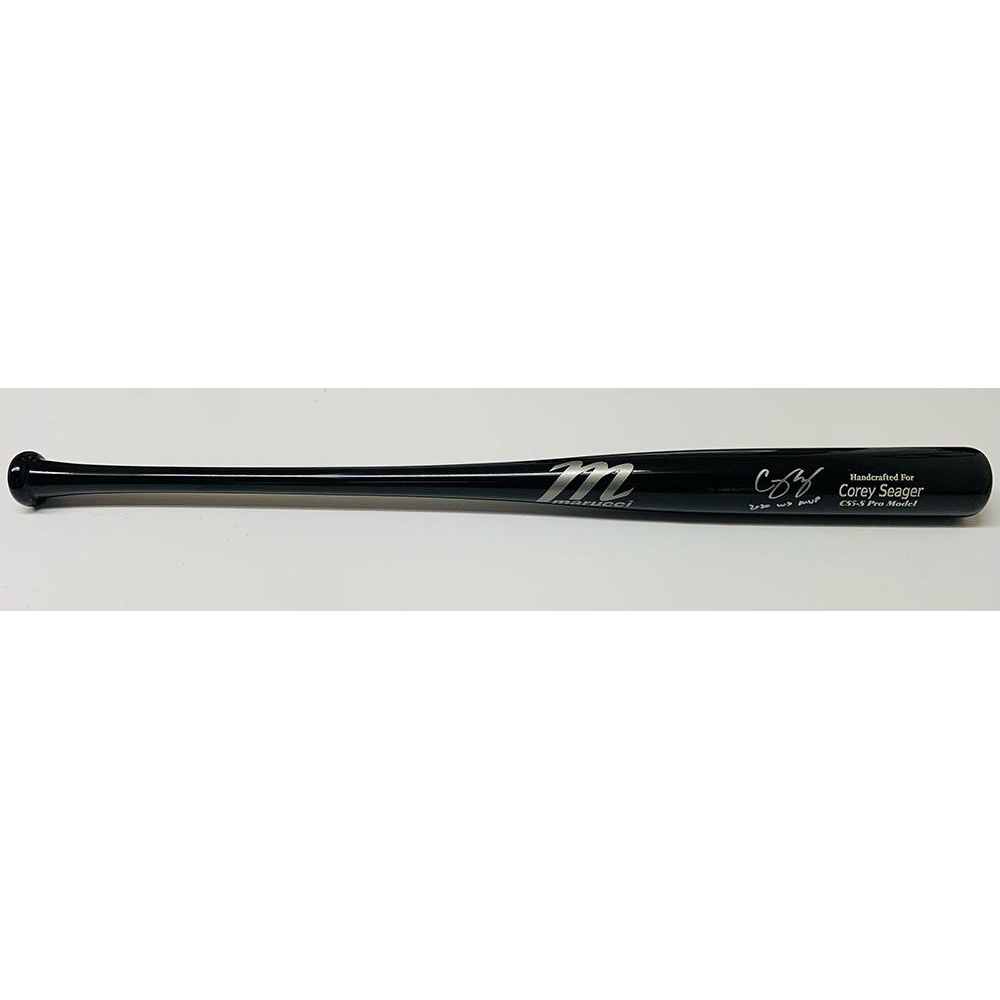 Corey Seager Signed Marucci Player Model Bat Inscribed "2020 WS MVP