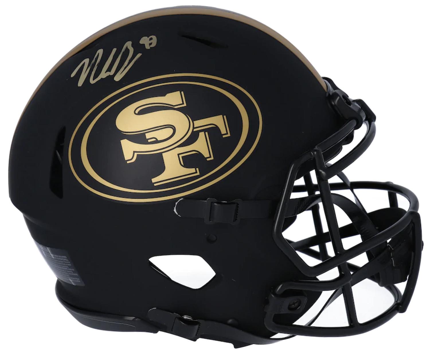 Nick Bosa Signed 49ers Full-Size Authentic On-Field Eclipse Alternate Speed Helmet (Fanatics) at PristineAuction.com Nick Bosa Signed 49ers Full-Size Authentic On-Field Eclipse Alternate Speed Helmet (Fanatics) at PristineAuction.com