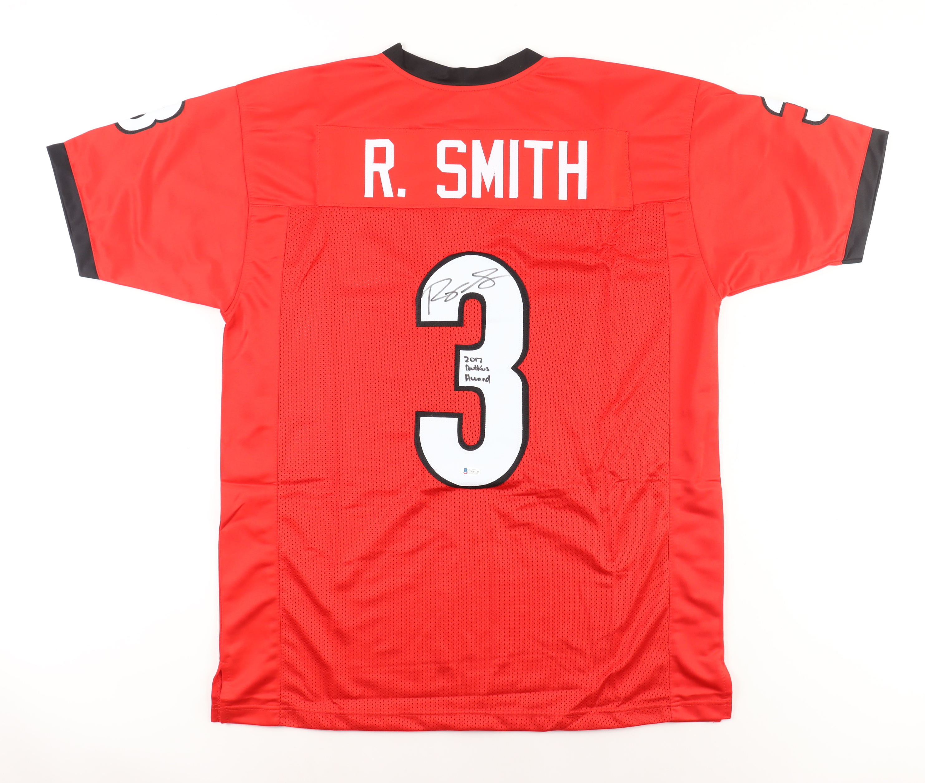 Roquan Smith Signed Jersey Inscribed "2017 Butkus Award" (Beckett) at PristineAuction.com Roquan Smith Signed Jersey Inscribed "2017 Butkus Award" (Beckett) at PristineAuction.com