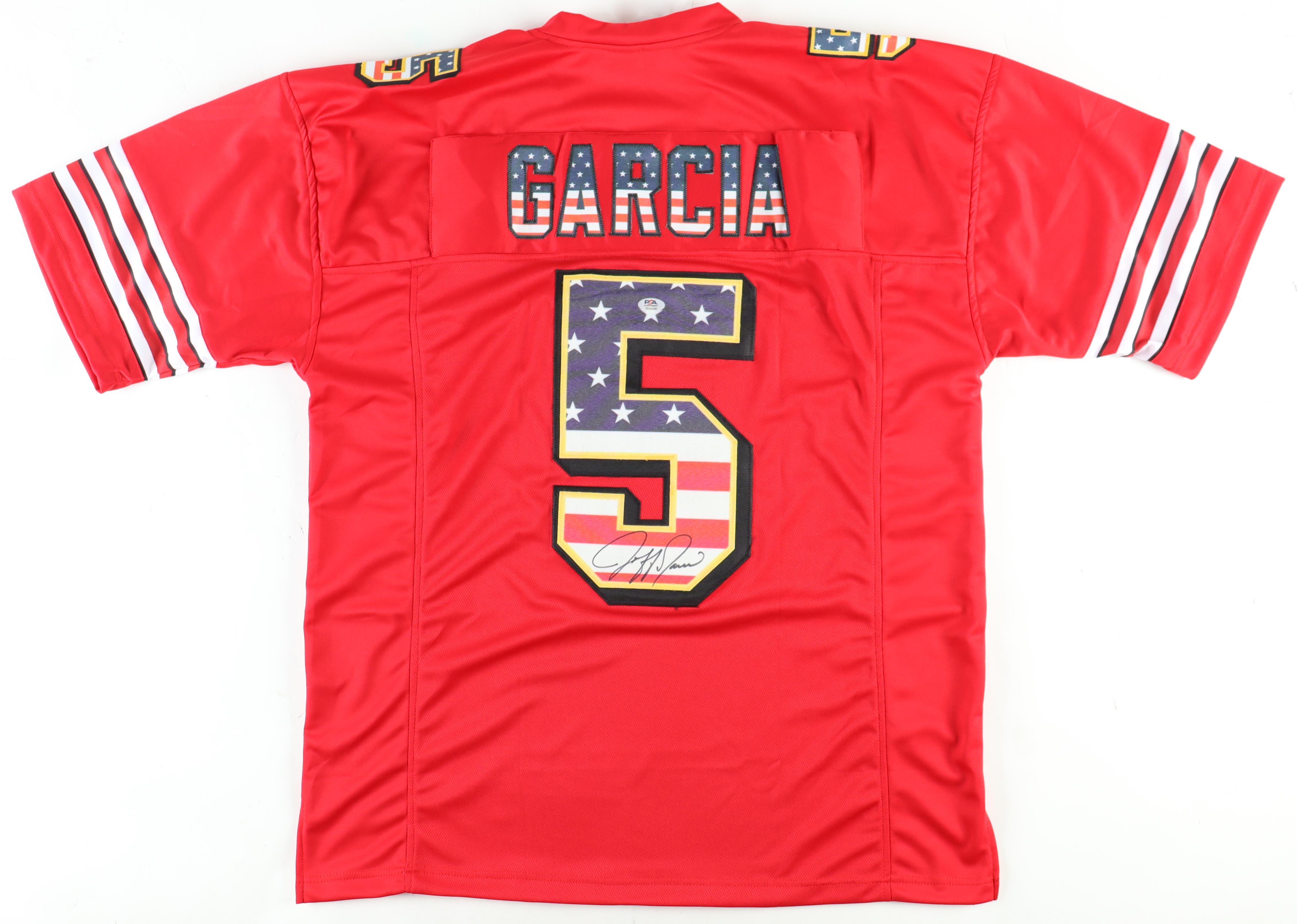 Jeff Garcia Signed Jersey (PSA) at PristineAuction.com Jeff Garcia Signed Jersey (PSA) at PristineAuction.com