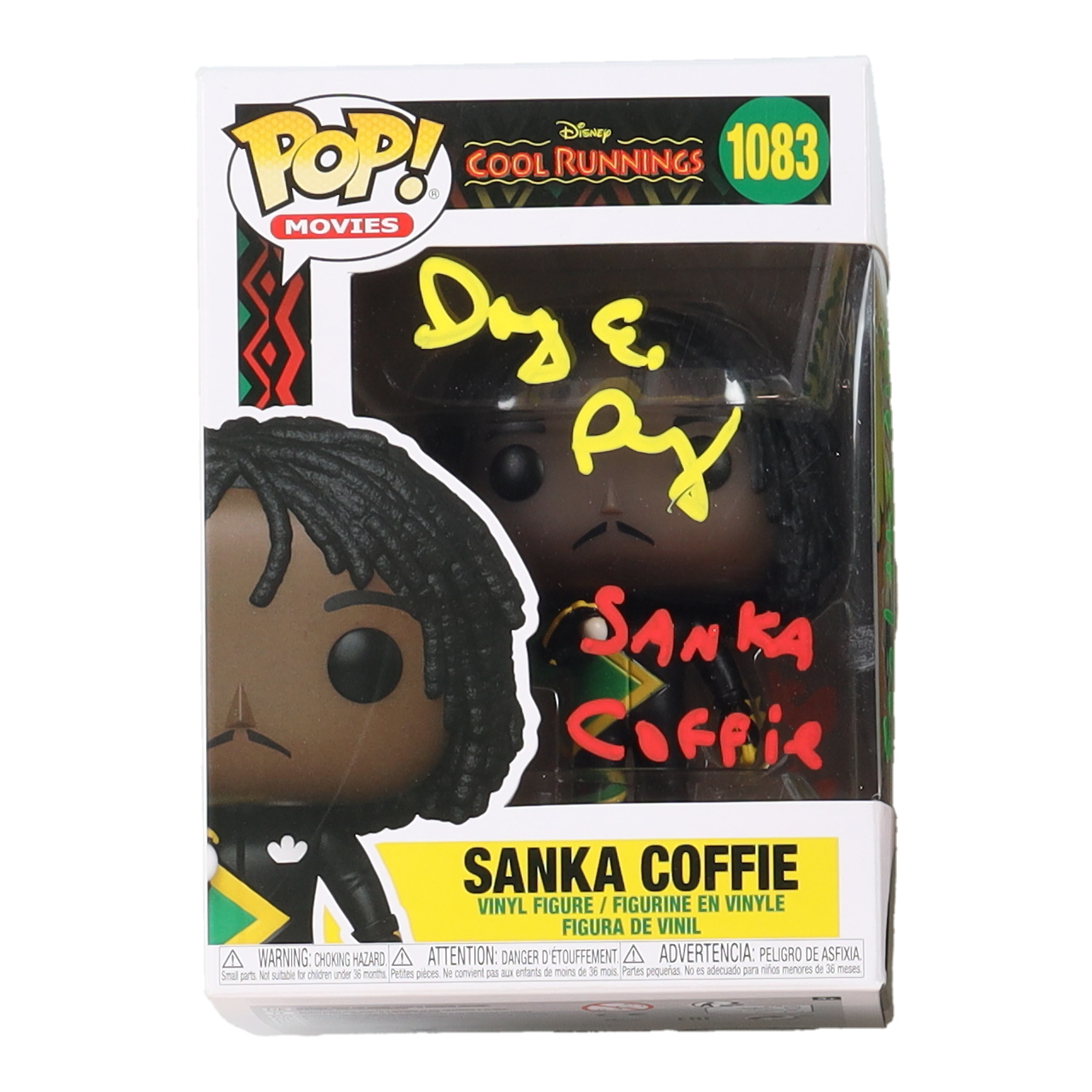 Doug E. Doug Signed "Cool Runnings" #1083 Sanka Coffie Funko Pop! Vinyl Figure with Character Name & Quote Inscriptions (JSA) at PristineAuction.com Doug E. Doug Signed "Cool Runnings" #1083 Sanka Coffie Funko Pop! Vinyl Figure with Character Name & Quote Inscriptions (JSA) at PristineAuction.com