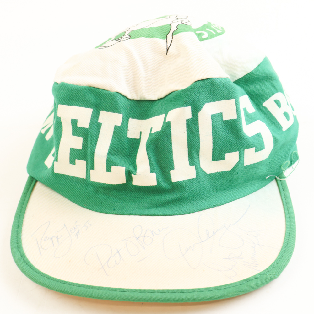 Celtics Fitted Hat Hand-Signed by (4) with Reggie Lewis, Danny Ainge, Pat O'Brien & Dirk Minniefield (JSA) at PristineAuction.com Celtics Fitted Hat Hand-Signed by (4) with Reggie Lewis, Danny Ainge, Pat O'Brien & Dirk Minniefield (JSA) at PristineAuction.com