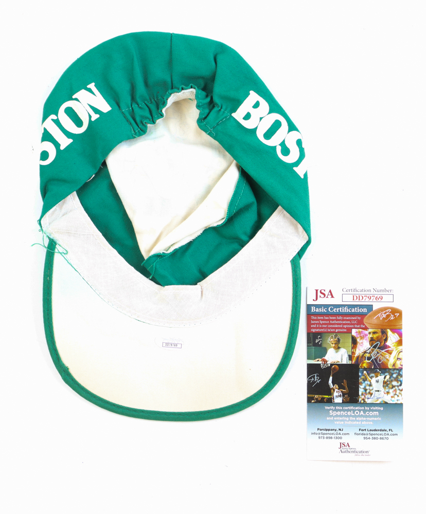 Celtics Fitted Hat Hand-Signed by (4) with Reggie Lewis, Danny Ainge, Pat O'Brien & Dirk Minniefield (JSA) at PristineAuction.com Celtics Fitted Hat Hand-Signed by (4) with Reggie Lewis, Danny Ainge, Pat O'Brien & Dirk Minniefield (JSA) at PristineAuction.com