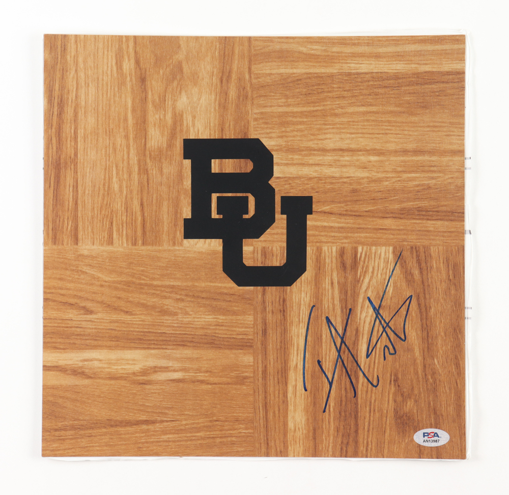 Isaiah Austin Signed Baylor University Bears Logo 12x12 Floor Piece (PSA) at PristineAuction.com Isaiah Austin Signed Baylor University Bears Logo 12x12 Floor Piece (PSA) at PristineAuction.com