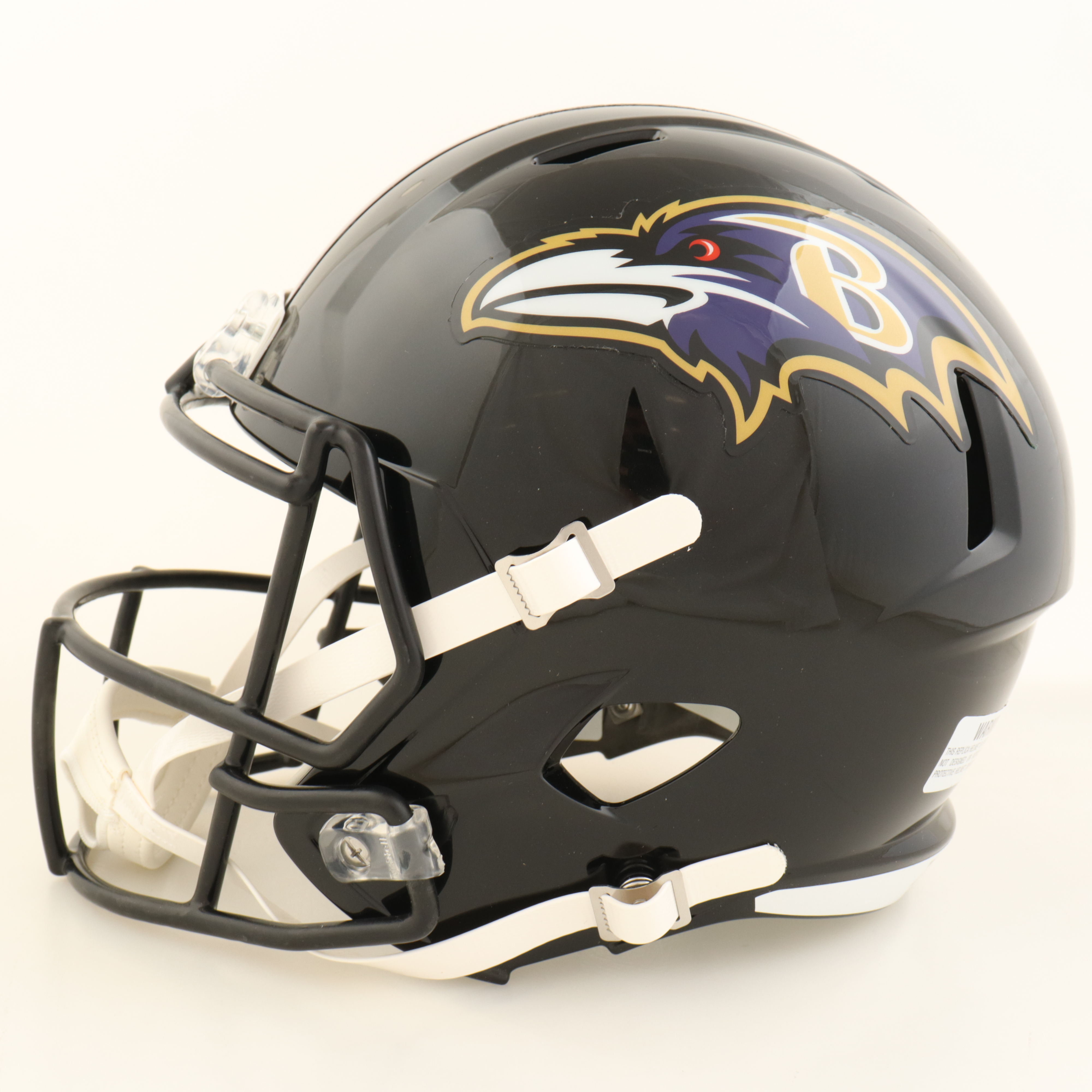 Ray Lewis Signed Ravens Full-Size Speed Helmet Inscribed "HOF 18" (Beckett) at PristineAuction.com Ray Lewis Signed Ravens Full-Size Speed Helmet Inscribed "HOF 18" (Beckett) at PristineAuction.com