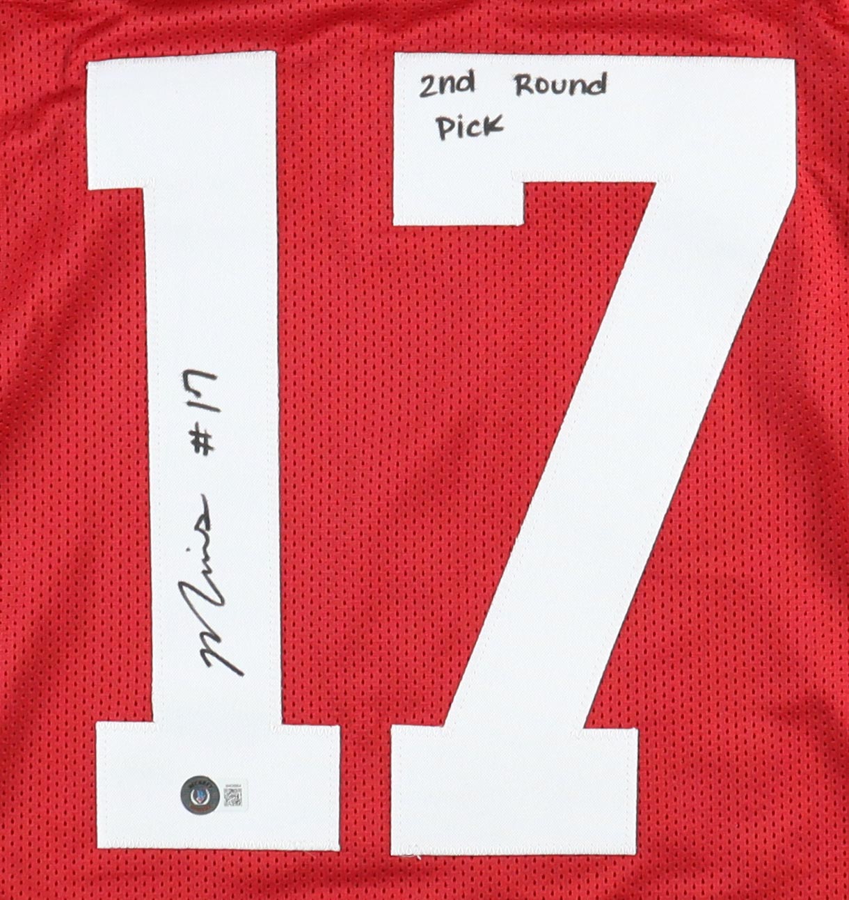 Marvin Mims Jr. Signed Jersey Inscribed "2nd Round Pick" (Beckett) at PristineAuction.com Marvin Mims Jr. Signed Jersey Inscribed "2nd Round Pick" (Beckett) at PristineAuction.com