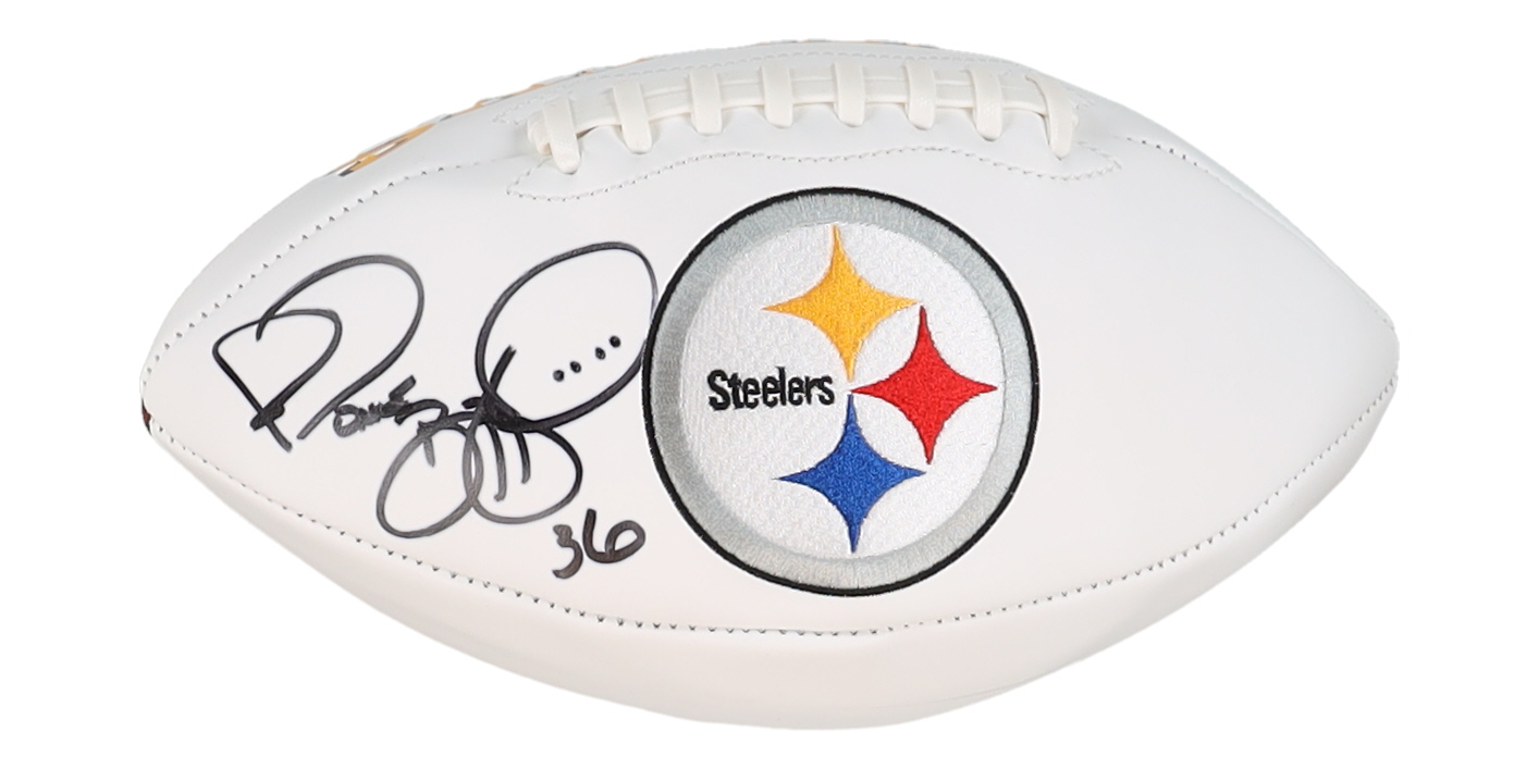 Jerome Bettis Signed Steelers Logo Football (Beckett) at PristineAuction.com Jerome Bettis Signed Steelers Logo Football (Beckett) at PristineAuction.com