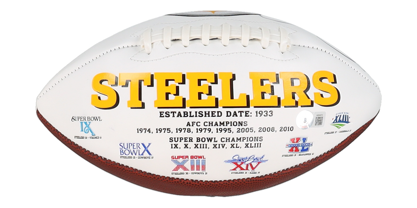 Jerome Bettis Signed Steelers Logo Football (Beckett) at PristineAuction.com Jerome Bettis Signed Steelers Logo Football (Beckett) at PristineAuction.com