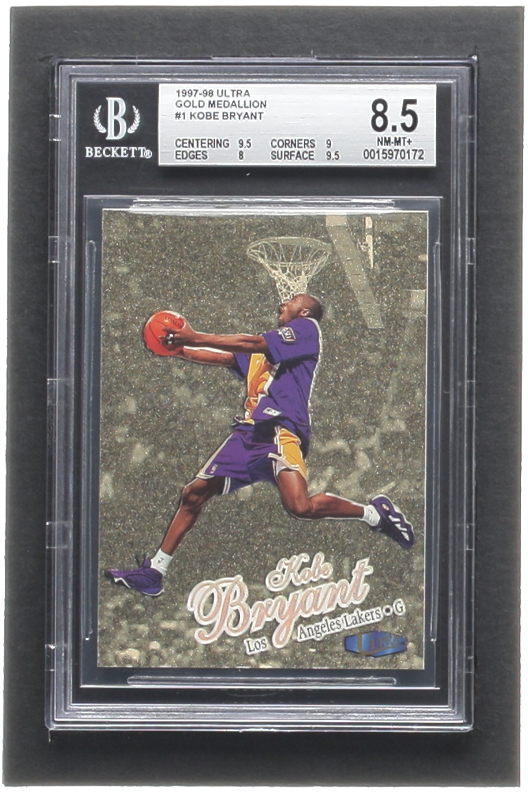 Kobe Bryant 1997-98 Ultra Gold Medallion #1 (BGS 8.5) at PristineAuction.com Kobe Bryant 1997-98 Ultra Gold Medallion #1 (BGS 8.5) at PristineAuction.com