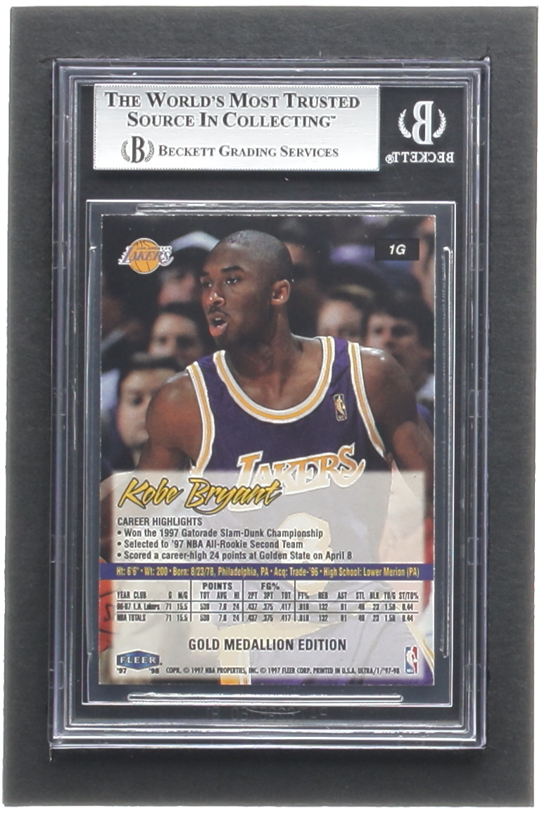 Kobe Bryant 1997-98 Ultra Gold Medallion #1 (BGS 8.5) at PristineAuction.com Kobe Bryant 1997-98 Ultra Gold Medallion #1 (BGS 8.5) at PristineAuction.com