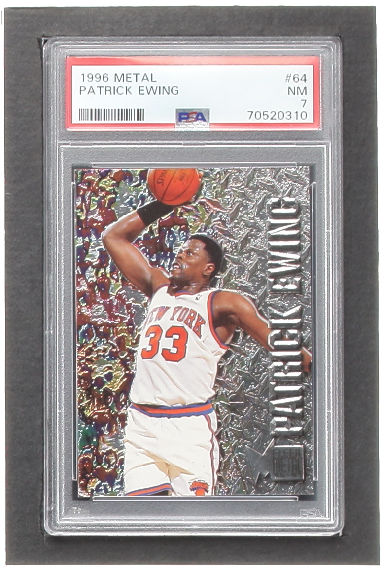 Patrick Ewing 1996-97 Metal #64 (PSA 7) at PristineAuction.com Patrick Ewing 1996-97 Metal #64 (PSA 7) at PristineAuction.com