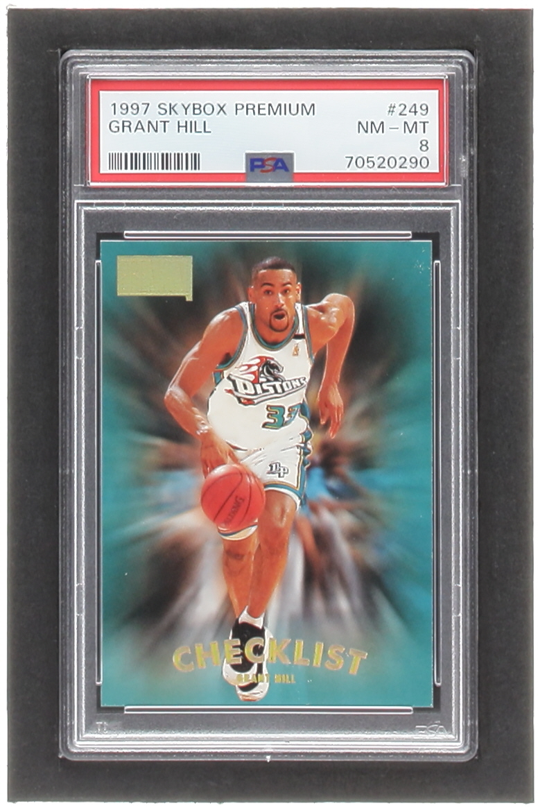Grant Hill 1997-98 SkyBox Premium #249 CL (PSA 8) at PristineAuction.com Grant Hill 1997-98 SkyBox Premium #249 CL (PSA 8) at PristineAuction.com