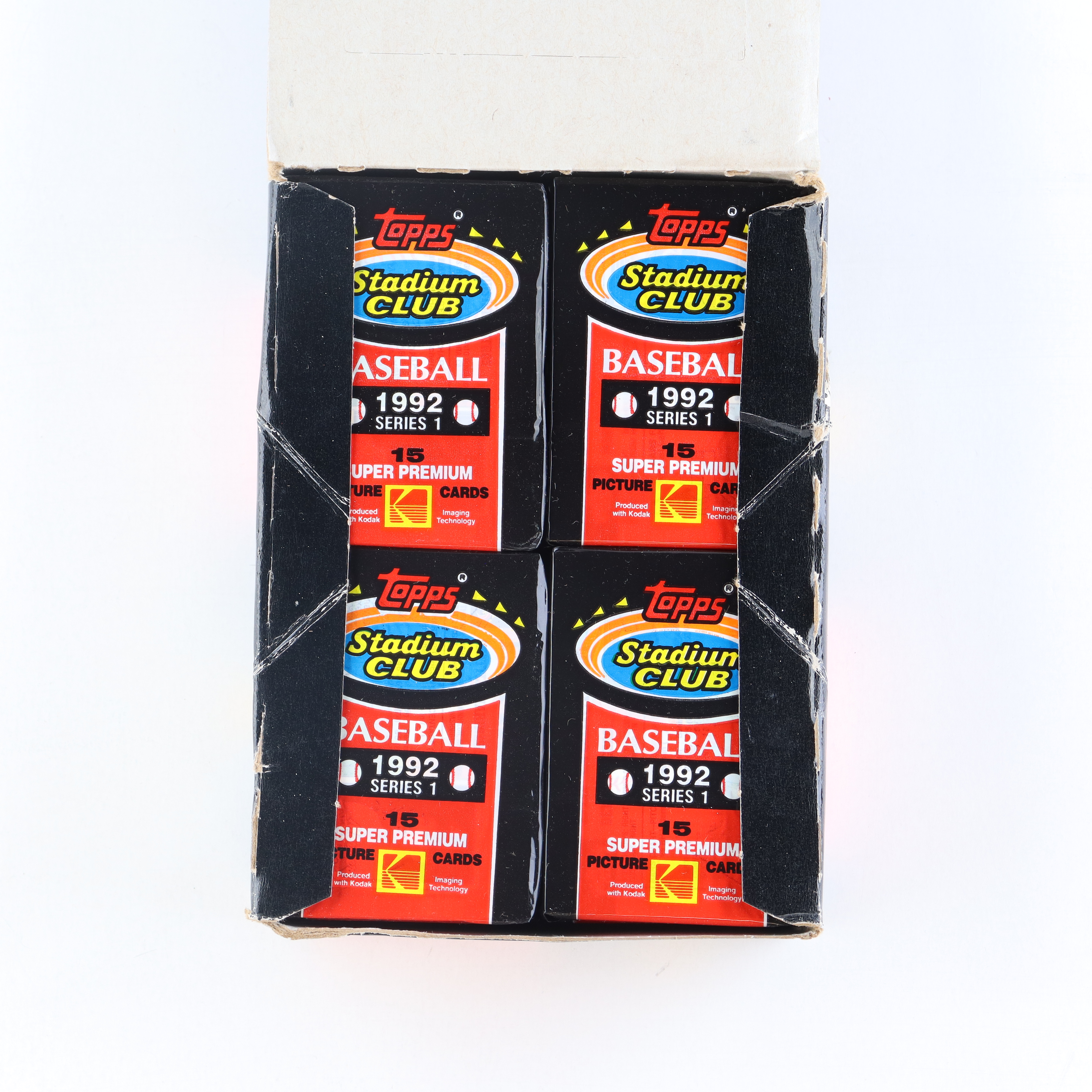 1992 Topps Stadium Club Series 1 Baseball Hobby Box with (36) Packs at PristineAuction.com 1992 Topps Stadium Club Series 1 Baseball Hobby Box with (36) Packs at PristineAuction.com