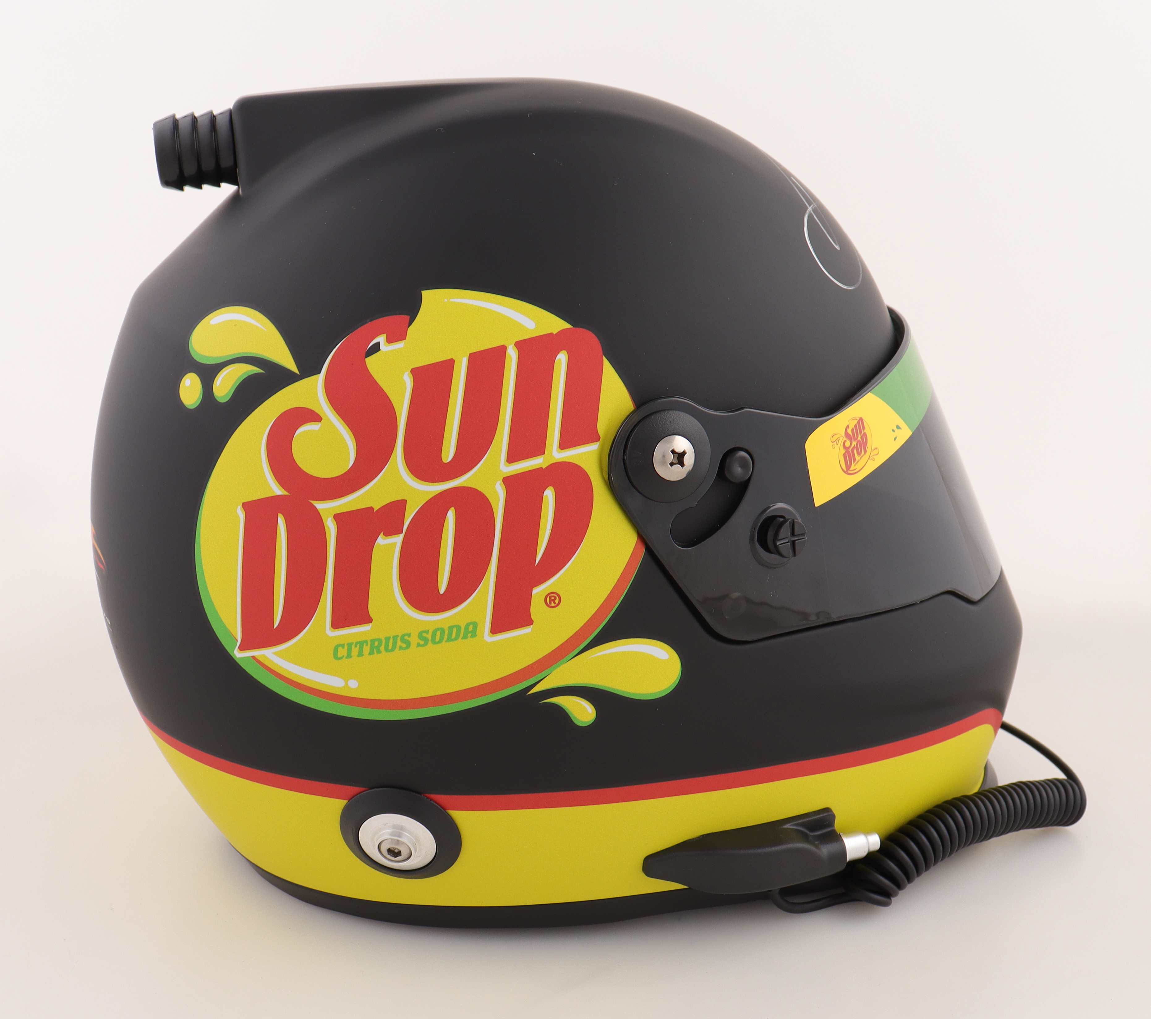 Dale Earnhardt Jr. Signed NASCAR Sun Drop Full-Size Helmet (Dale Jr. Hologram) at PristineAuction.com Dale Earnhardt Jr. Signed NASCAR Sun Drop Full-Size Helmet (Dale Jr. Hologram) at PristineAuction.com