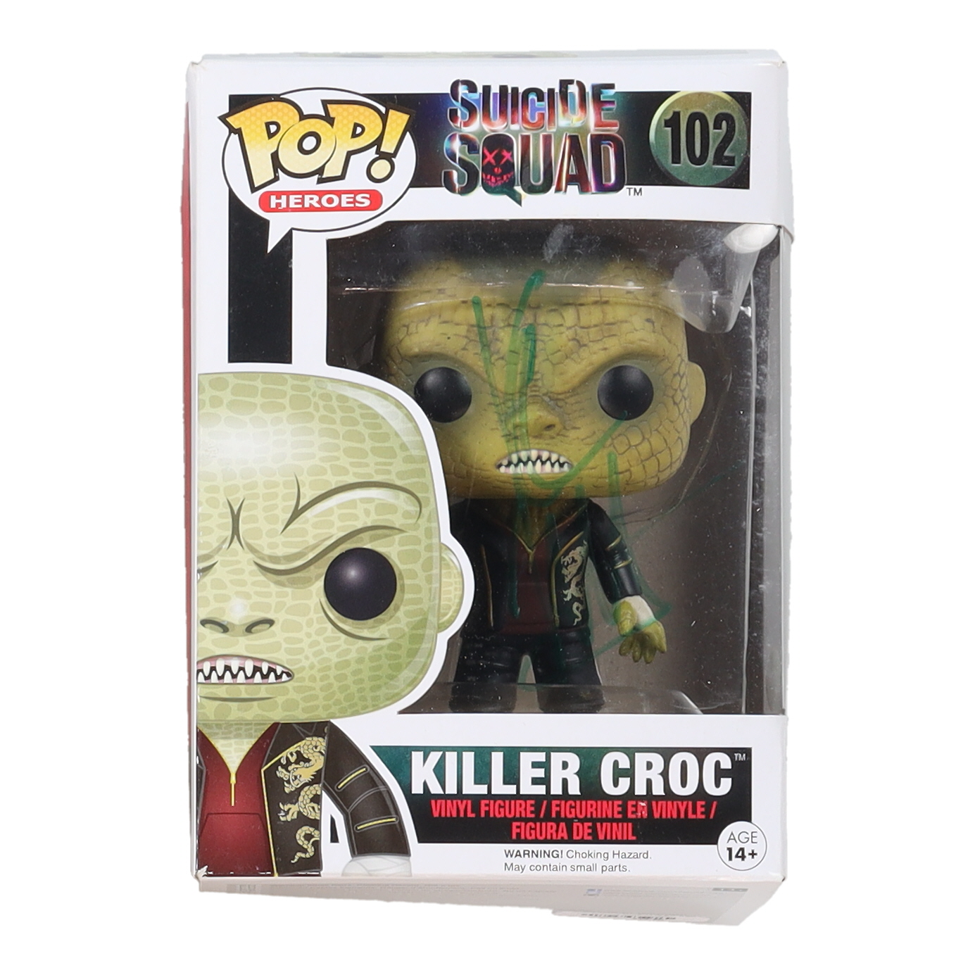 Adewale Akinnuoye-Agbaje Signed "Suicide Squad" #102 Killer Croc Funko Pop! Vinyl Figure (JSA) at PristineAuction.com Adewale Akinnuoye-Agbaje Signed "Suicide Squad" #102 Killer Croc Funko Pop! Vinyl Figure (JSA) at PristineAuction.com