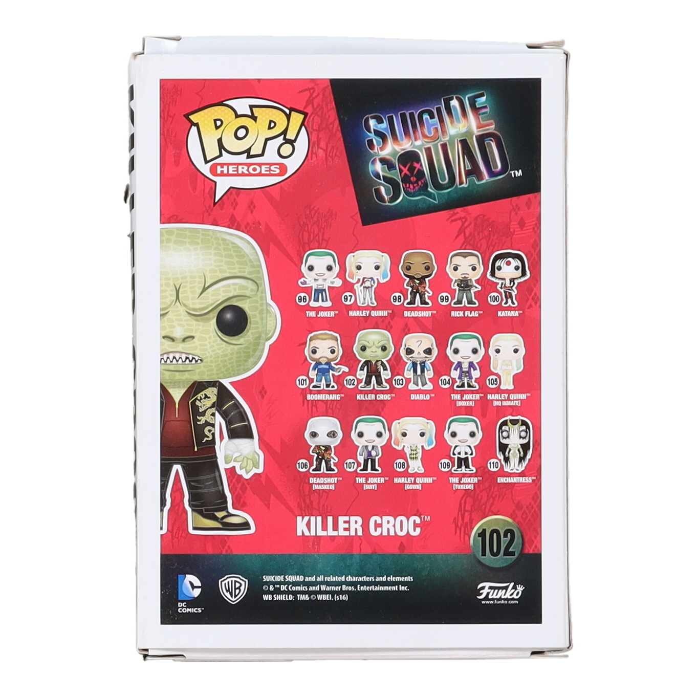 Adewale Akinnuoye-Agbaje Signed "Suicide Squad" #102 Killer Croc Funko Pop! Vinyl Figure (JSA) at PristineAuction.com Adewale Akinnuoye-Agbaje Signed "Suicide Squad" #102 Killer Croc Funko Pop! Vinyl Figure (JSA) at PristineAuction.com