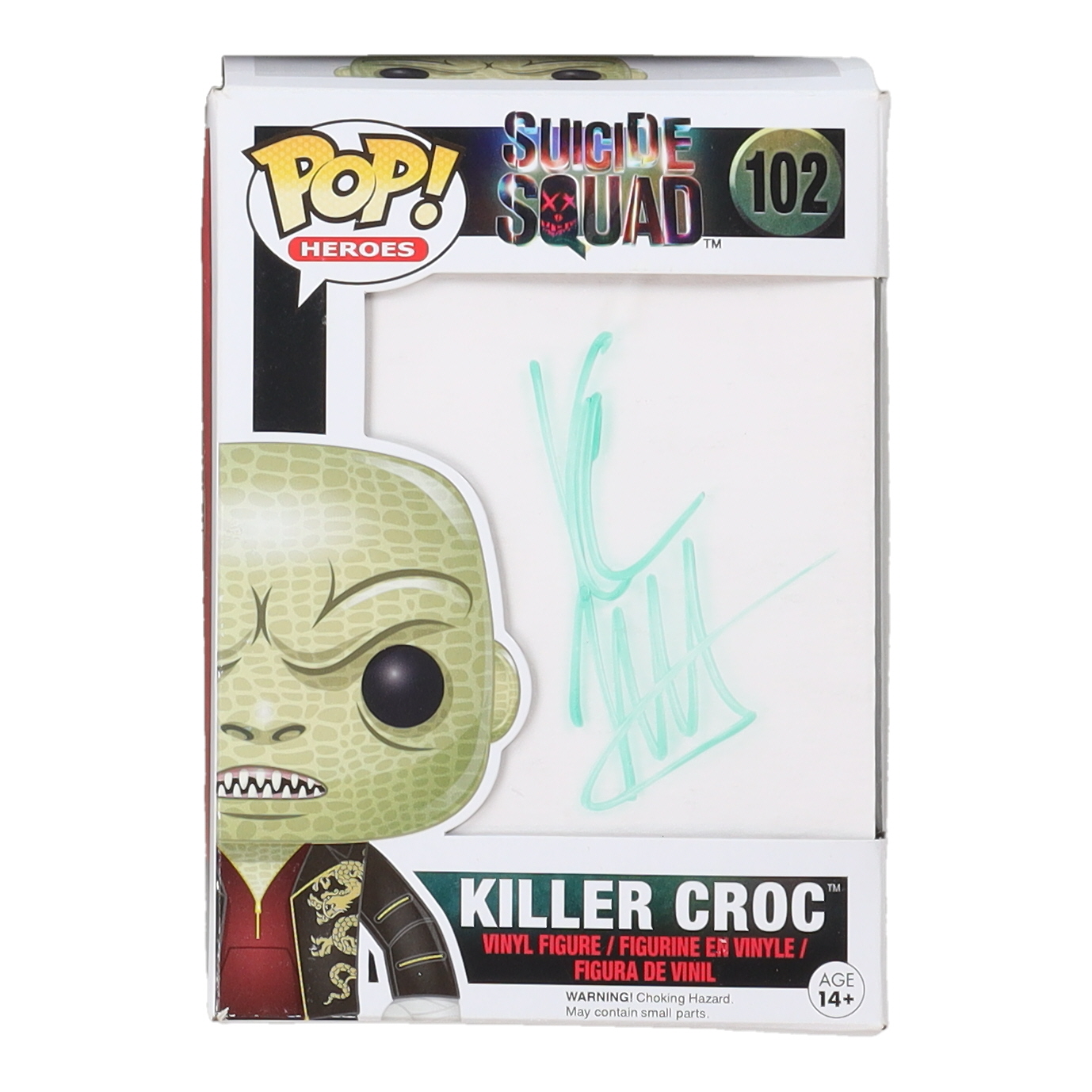 Adewale Akinnuoye-Agbaje Signed "Suicide Squad" #102 Killer Croc Funko Pop! Vinyl Figure (JSA) at PristineAuction.com Adewale Akinnuoye-Agbaje Signed "Suicide Squad" #102 Killer Croc Funko Pop! Vinyl Figure (JSA) at PristineAuction.com