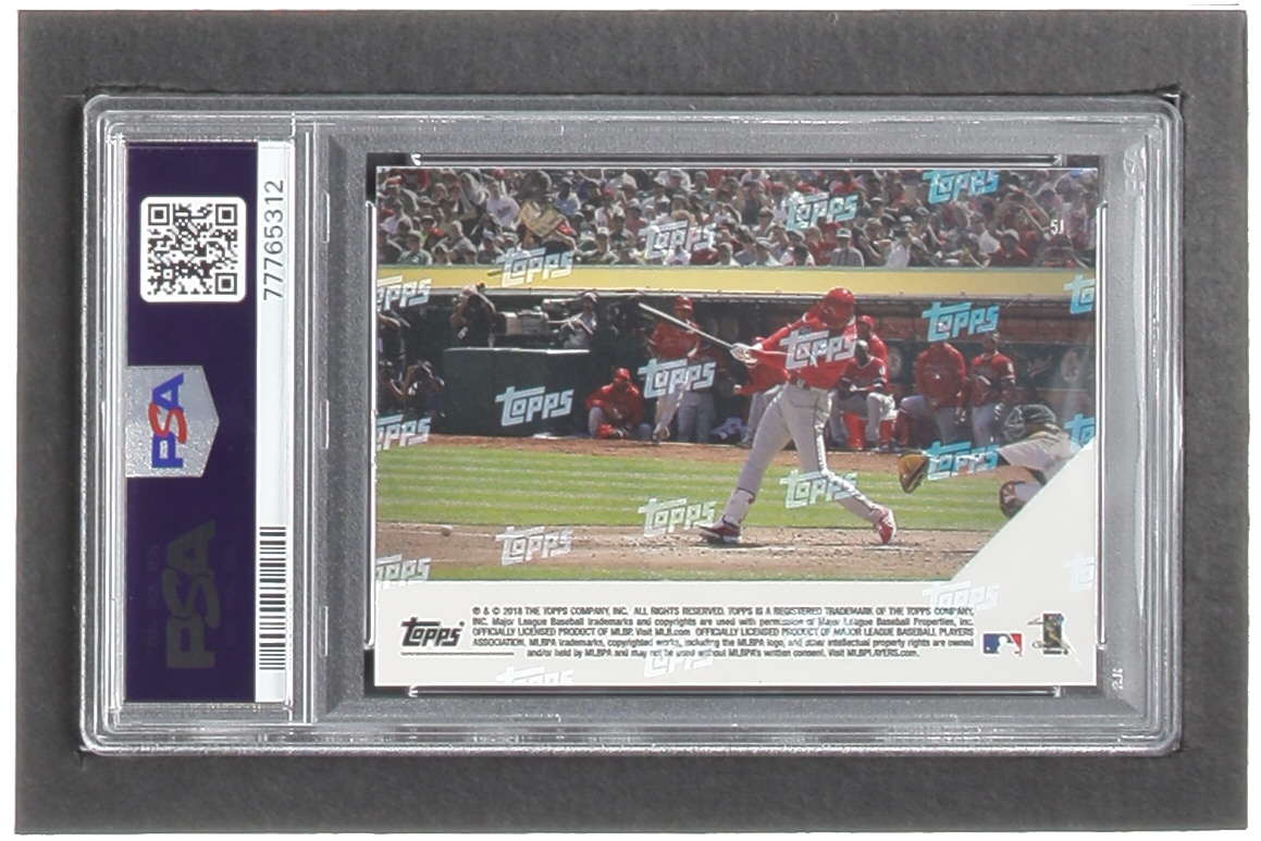 Shohei Ohtani 2018 Topps Now #5J RC / Japanese (PSA 10) at PristineAuction.com Shohei Ohtani 2018 Topps Now #5J RC / Japanese (PSA 10) at PristineAuction.com