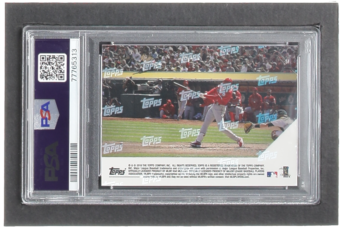 Shohei Ohtani 2018 Topps Now #5J RC / Japanese (PSA 10) at PristineAuction.com Shohei Ohtani 2018 Topps Now #5J RC / Japanese (PSA 10) at PristineAuction.com