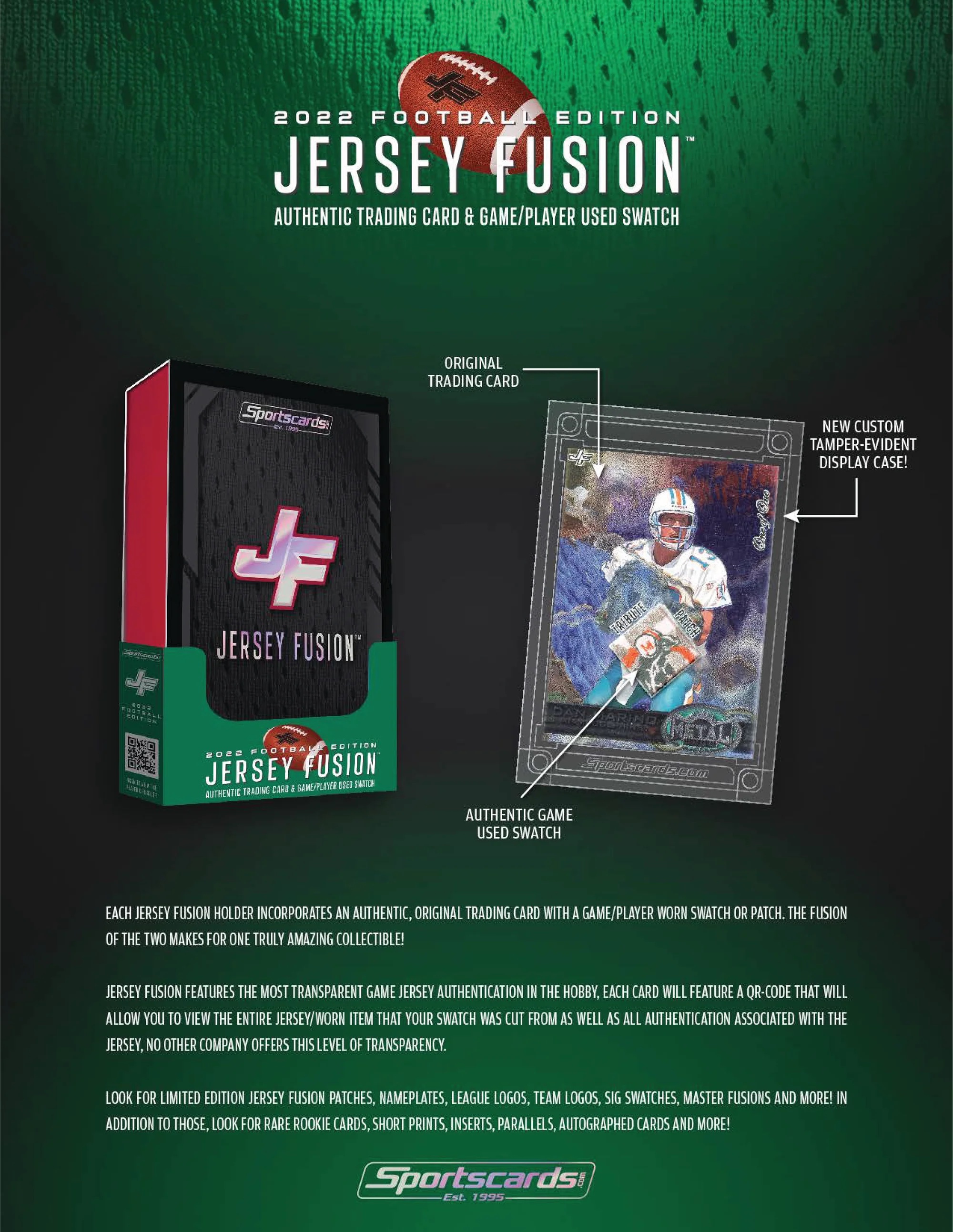 2022 JERSEY FUSION FOOTBALL EDITION SEALED MYSTERY BOX at PristineAuction.com 2022 JERSEY FUSION FOOTBALL EDITION SEALED MYSTERY BOX at PristineAuction.com