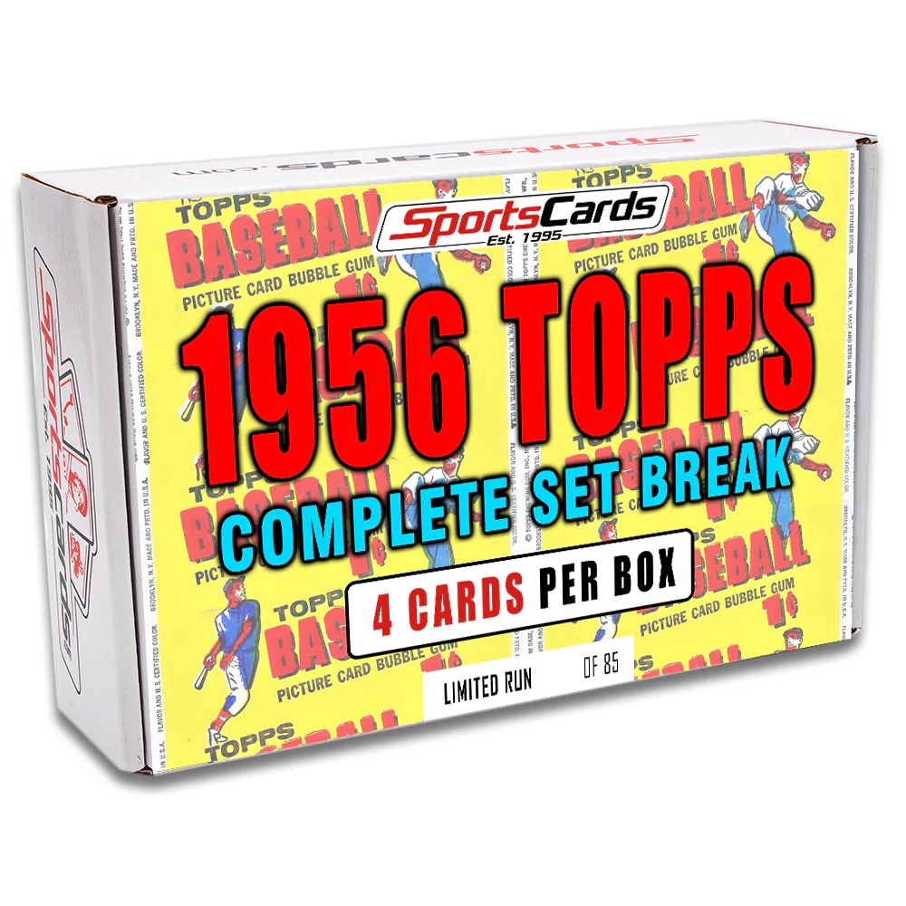 1956 TOPPS BASEBALL COMPLETE SET BREAK | Pristine Auction