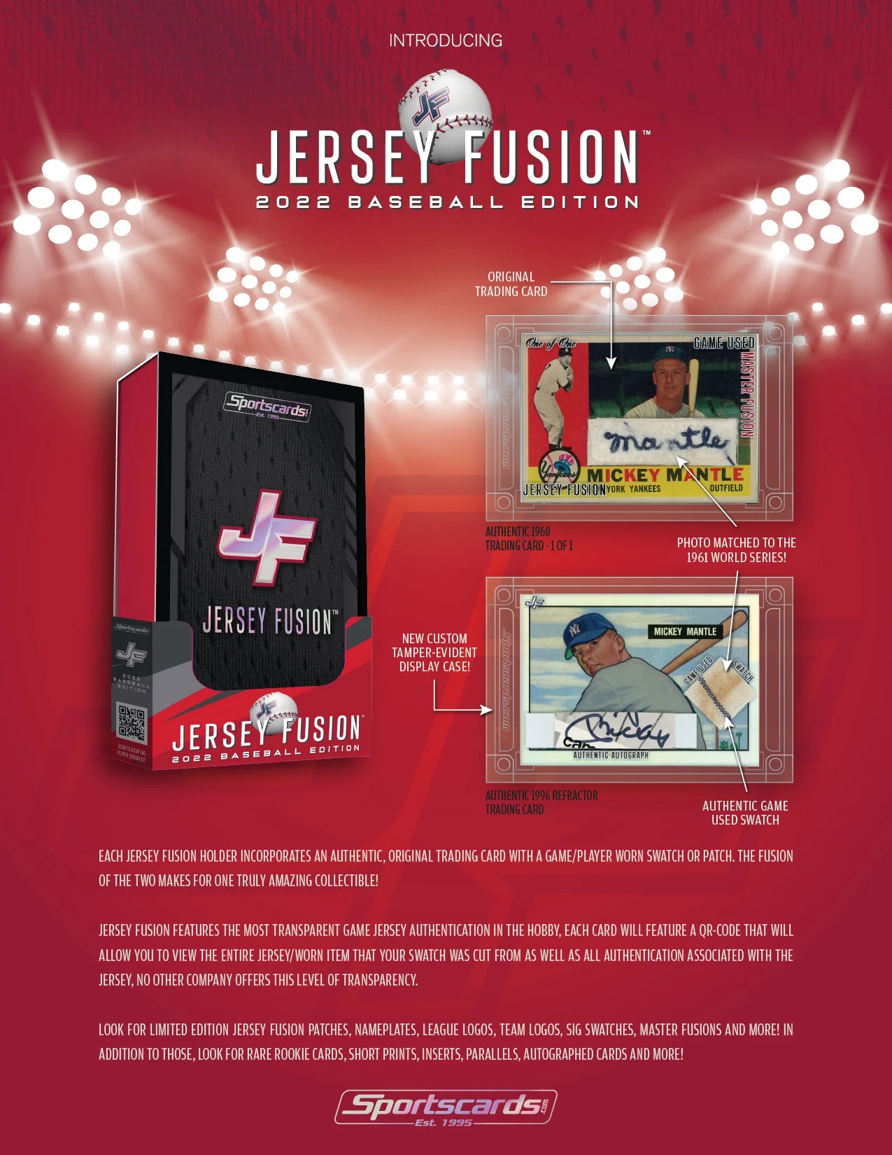 2022 JERSEY FUSION BASEBALL EDITION SEALED MYSTERY BOX at PristineAuction.com 2022 JERSEY FUSION BASEBALL EDITION SEALED MYSTERY BOX at PristineAuction.com