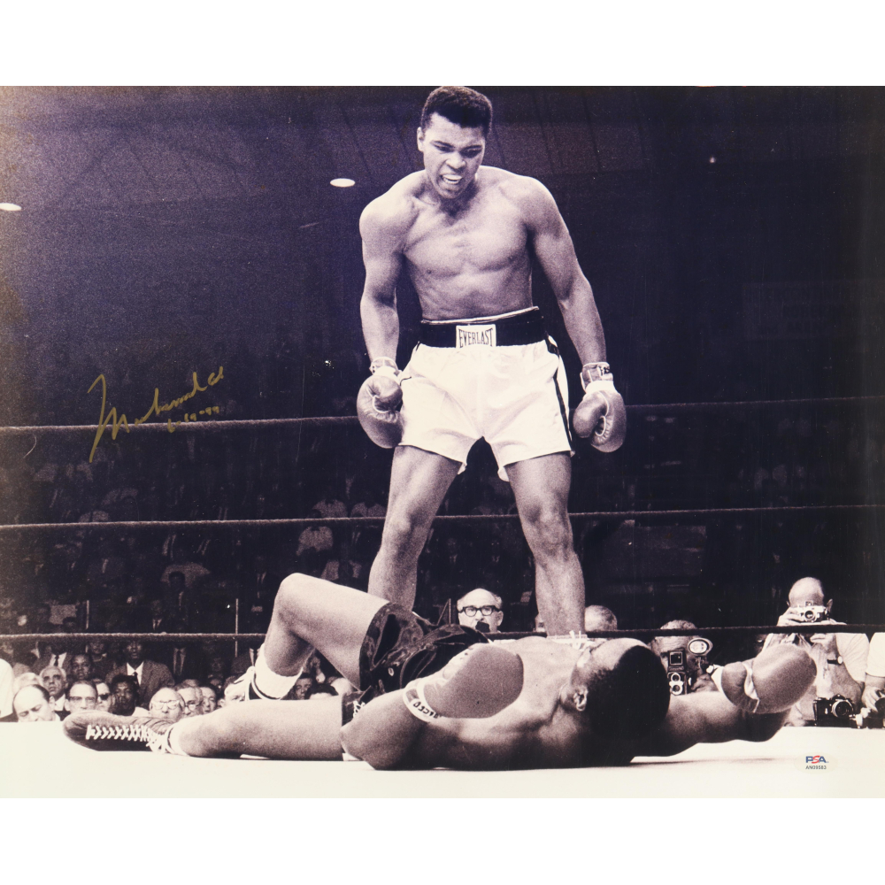 Muhammad Ali Signed 16x20 Photo Inscribed 